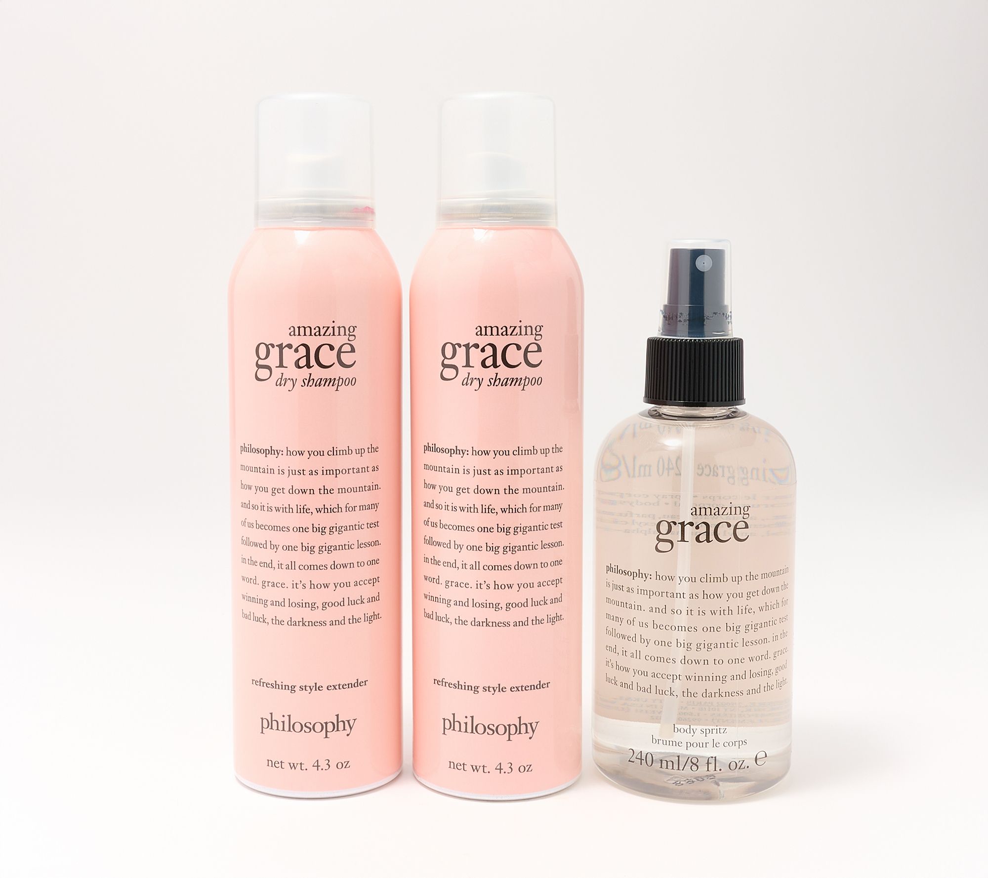 philosophy 3pc freshen up your day with grace collection
