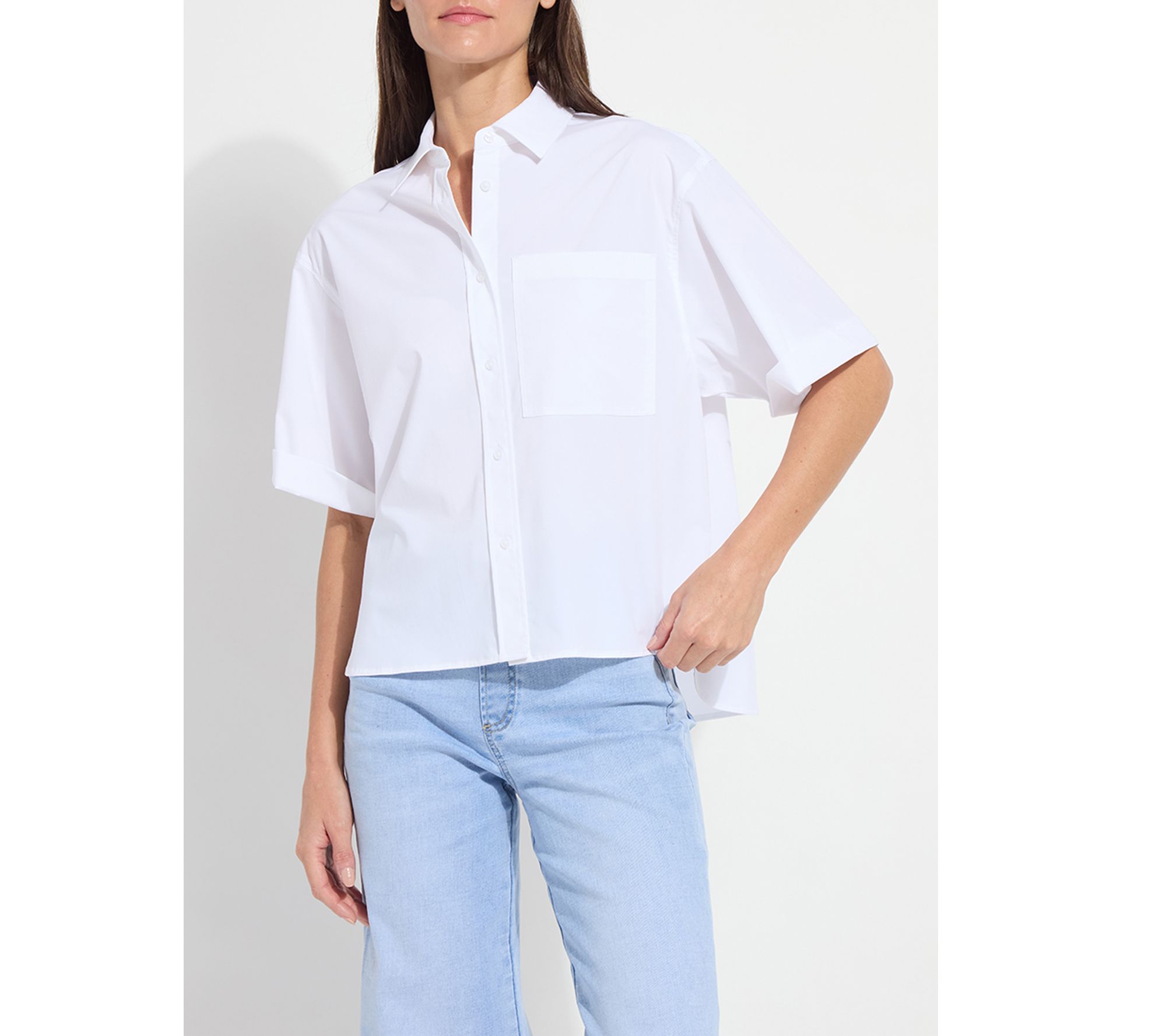 Corinna Oversized Cropped Shirt