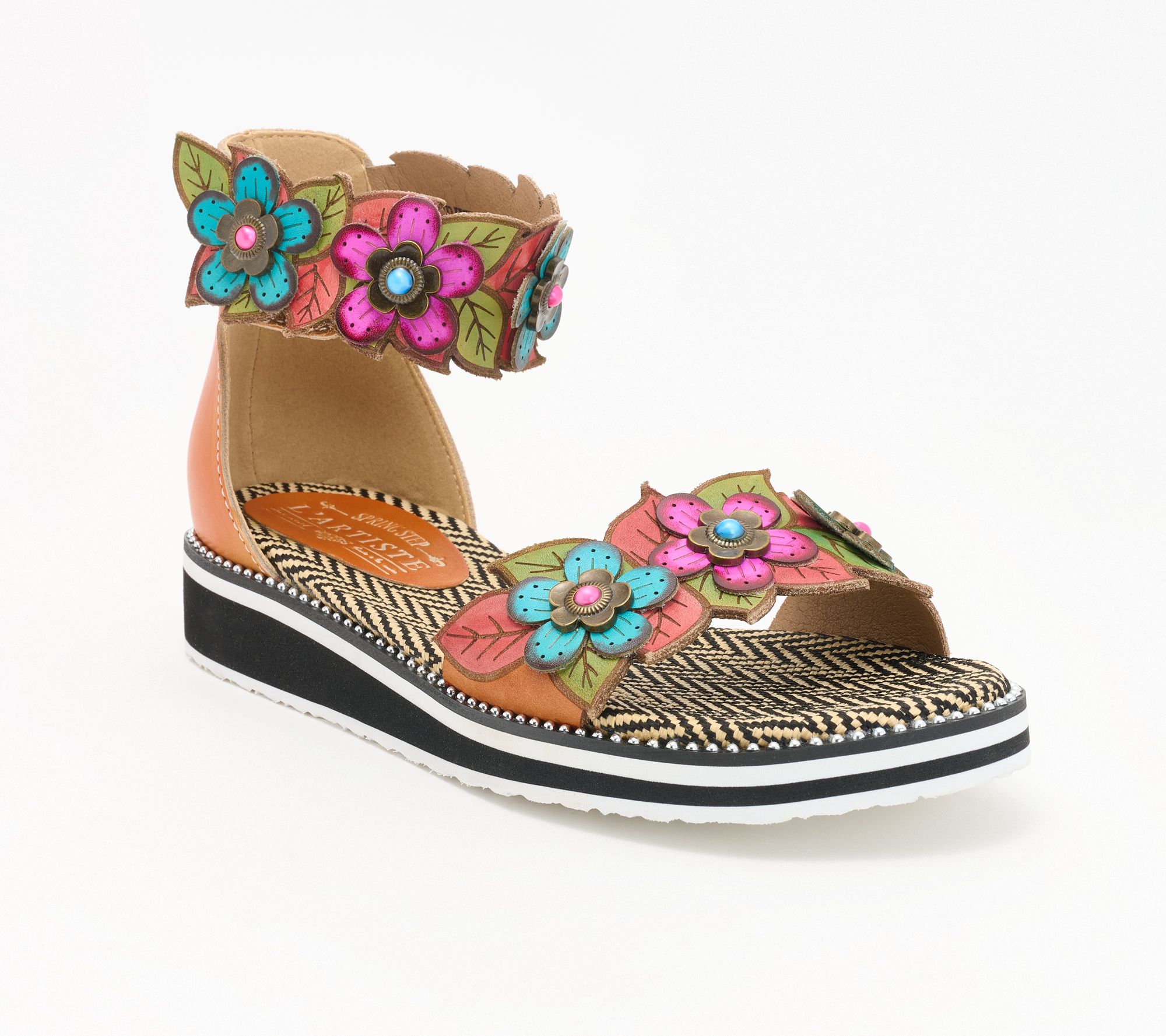 L'Artiste by Spring Step Leather Sandals - Cruzer