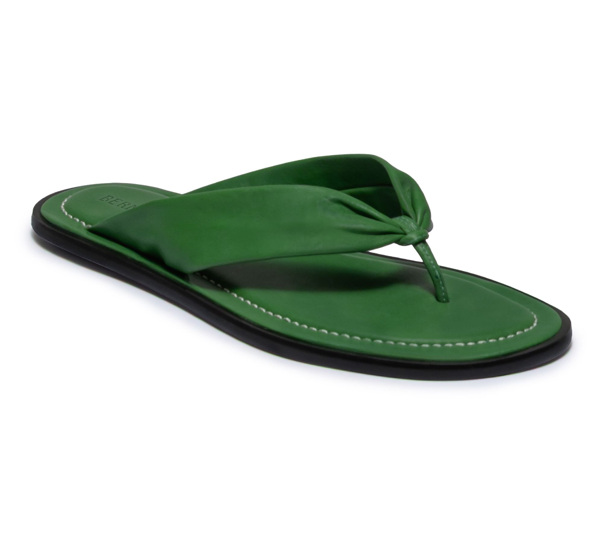 Bernardo Suede Thong Sandal - Salt