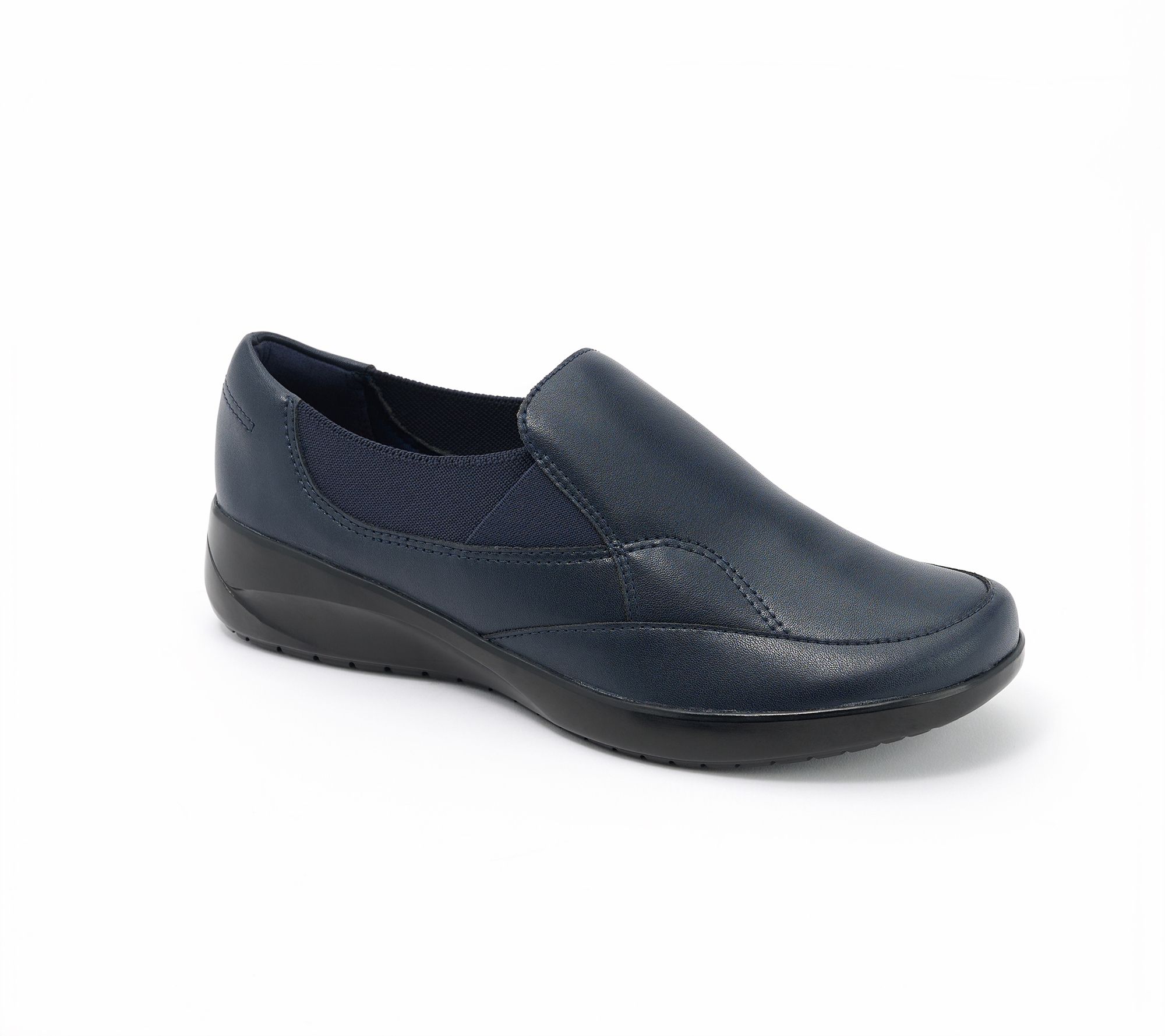 Clarks Collection Leather Slip-Ons -Kaetlyn Mae