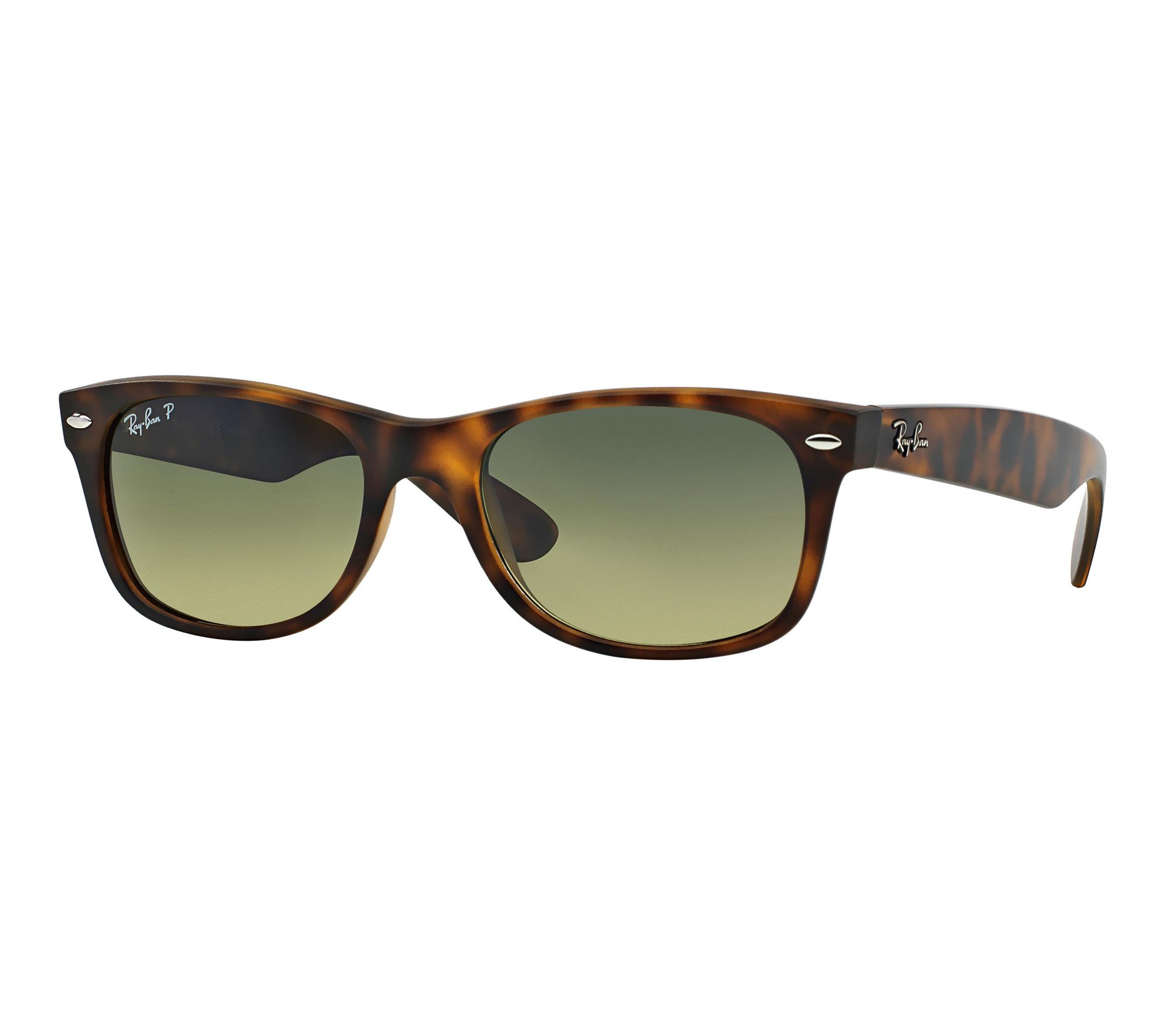 Ray-Ban Polariz ed New Wayfarer Classic Sungla ss Matte Havana