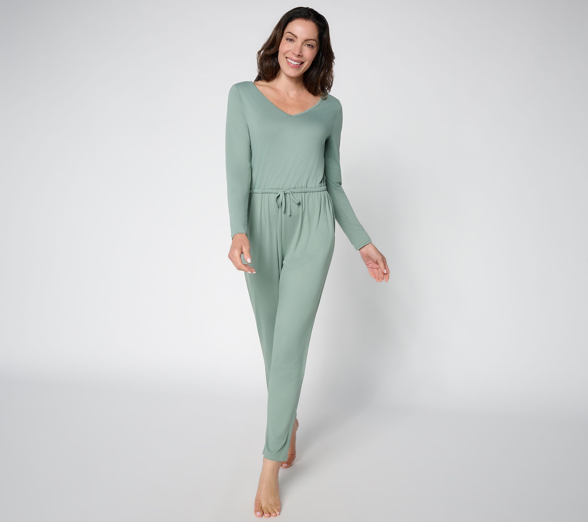AnyBody Lush Jersey Lounge Jumpsuit