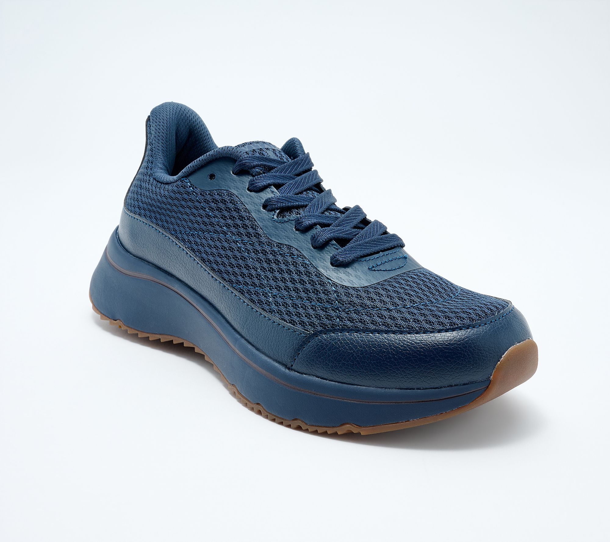 Revitalign Orthotic Mesh Lace-Up Walking Sneaker Sneakers- Dixon