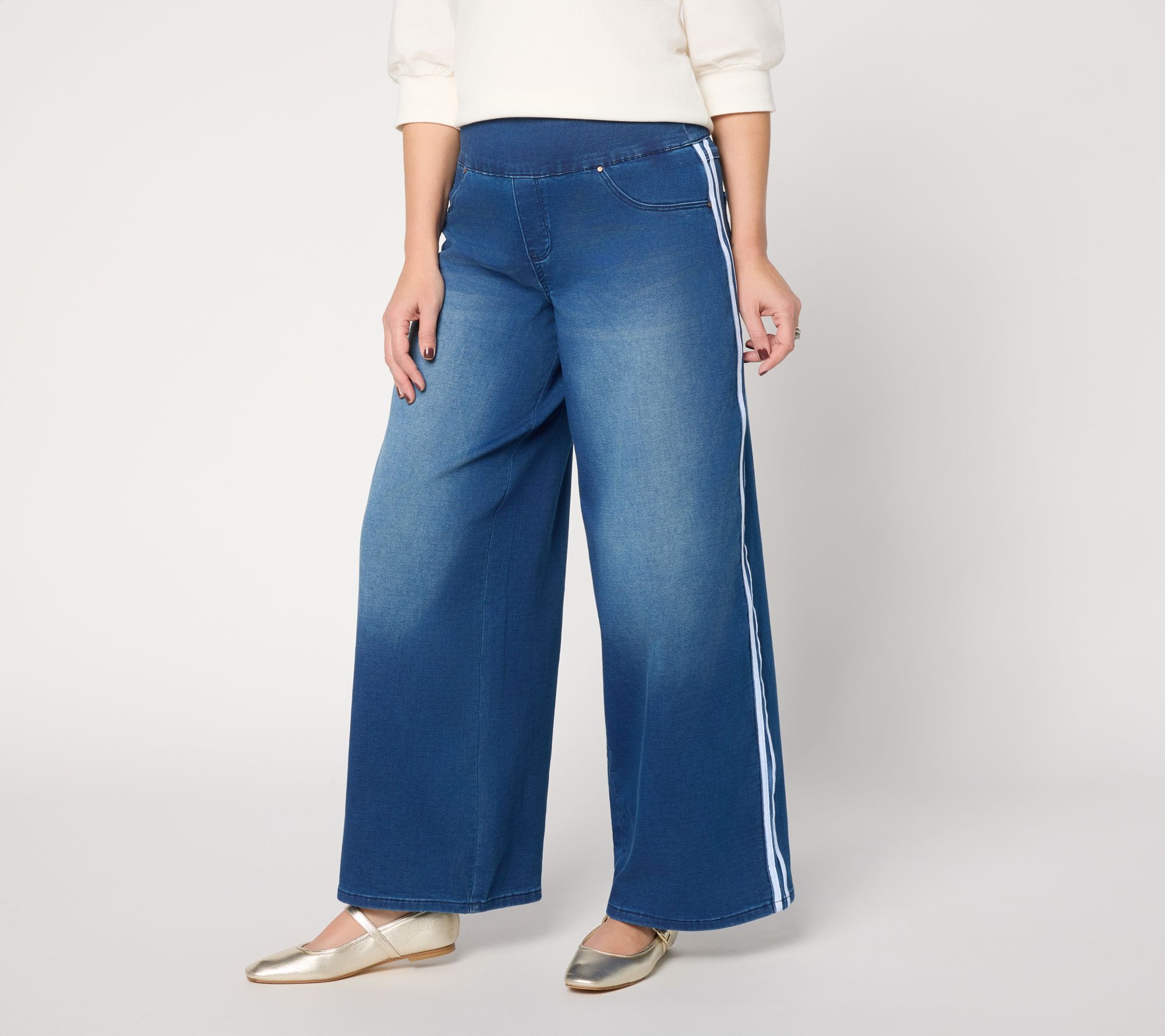 Lola by Laurie Felt Petite Relaxed Wide Leg
