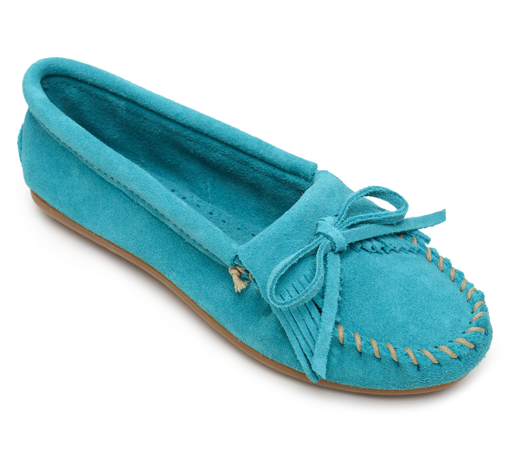 Minnetonka Suede Leather Moccasins - Kilty