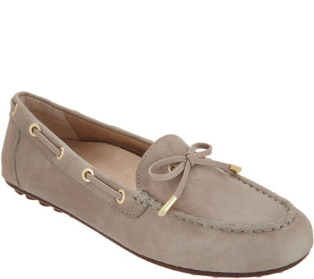 Vionic Nubuck Loafers - Virginia Leather - Page 1 — QVC.com