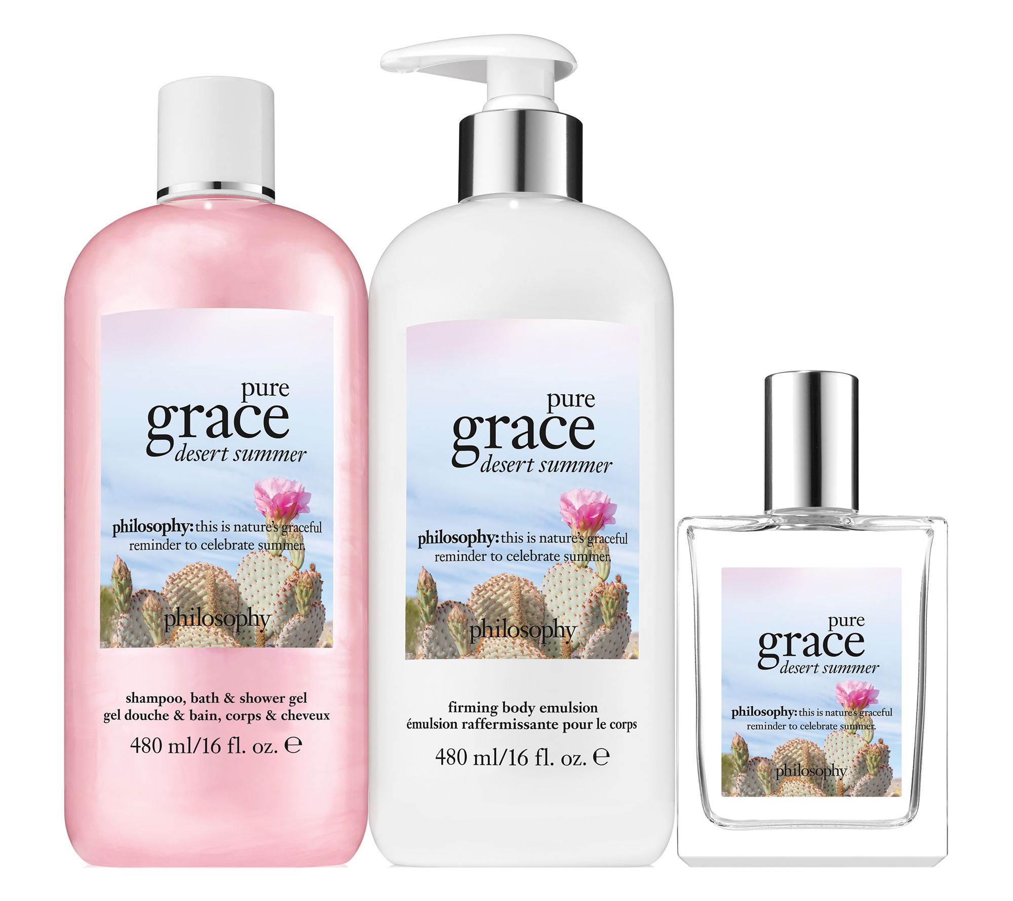 (QVC) Beauty iQ philosophy pure grace desert summer fragrance