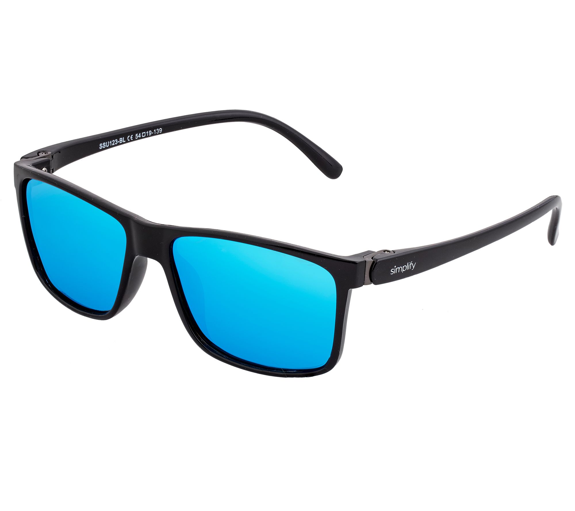 Simplify Men's Polarized Wayfarer Sunglasses - Ellis