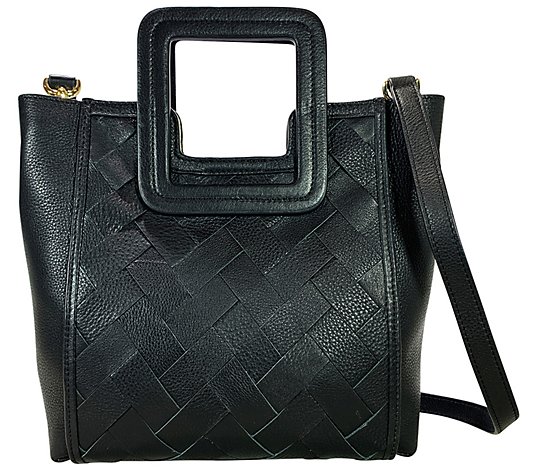 TMRW Studio Mini Leather Woven Handbag - Antonio Mini