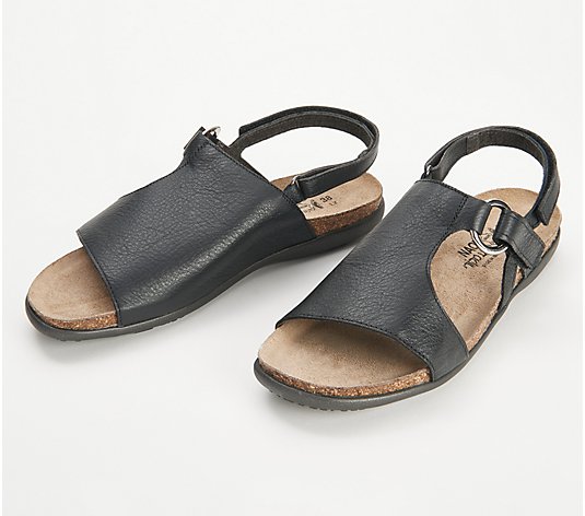 Naot Leather Adjustable Strap Sandals - Olivia