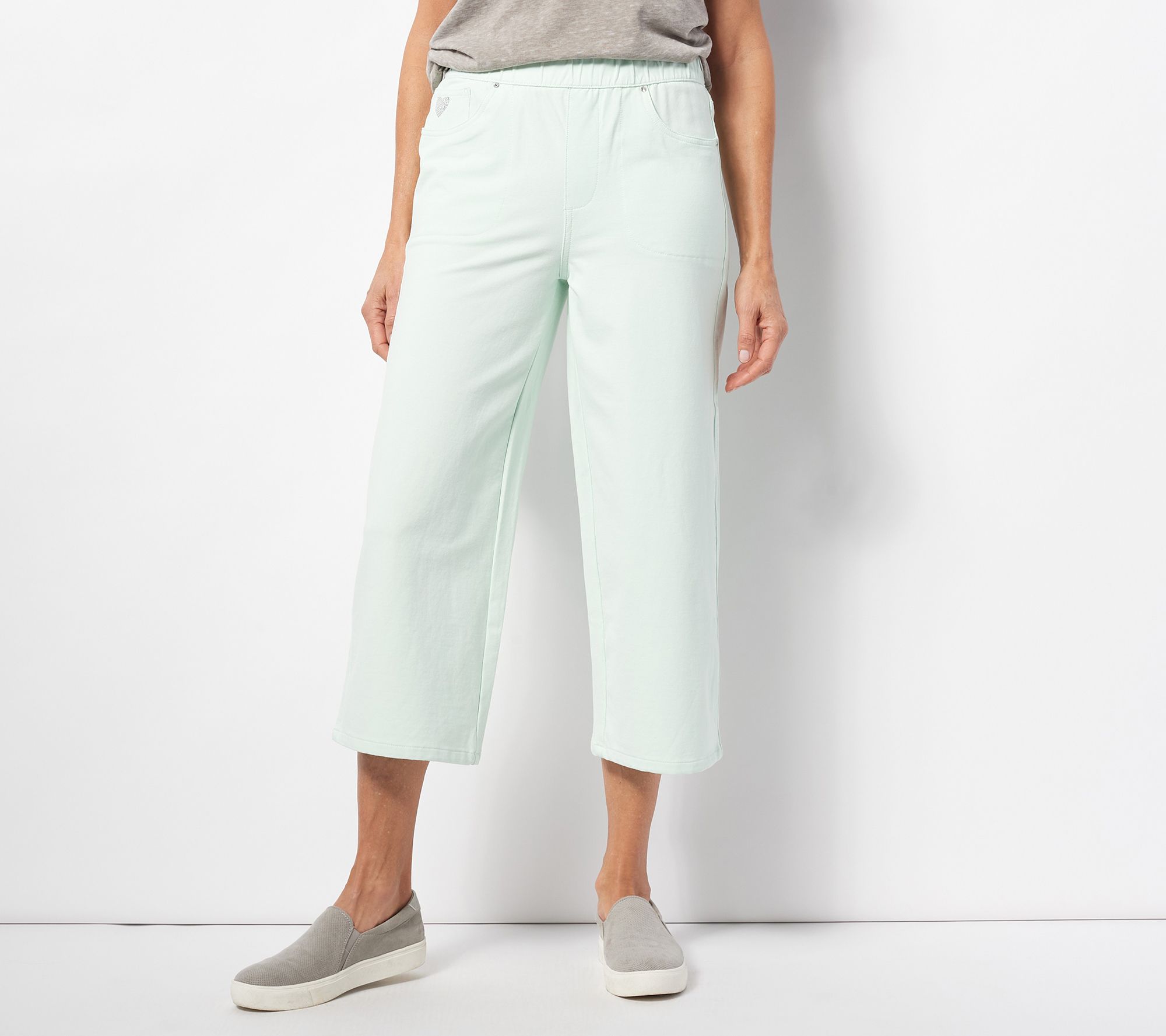 ★E.B.M★ Wide Culotte Pants EMP3WPT010 Crepe Wide-Leg Culotte Pants | Chico's