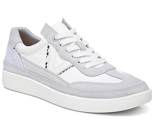 Vionic Canvas & Suede Lace-Up Sneakers Mylie