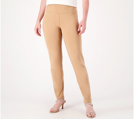 Women with Control Tall Cotton Jersey No Seam Ankle Pant