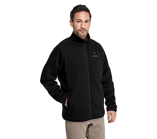 ORORO Men's Heated Fleece Jacket with Battery Pack - QVC.com