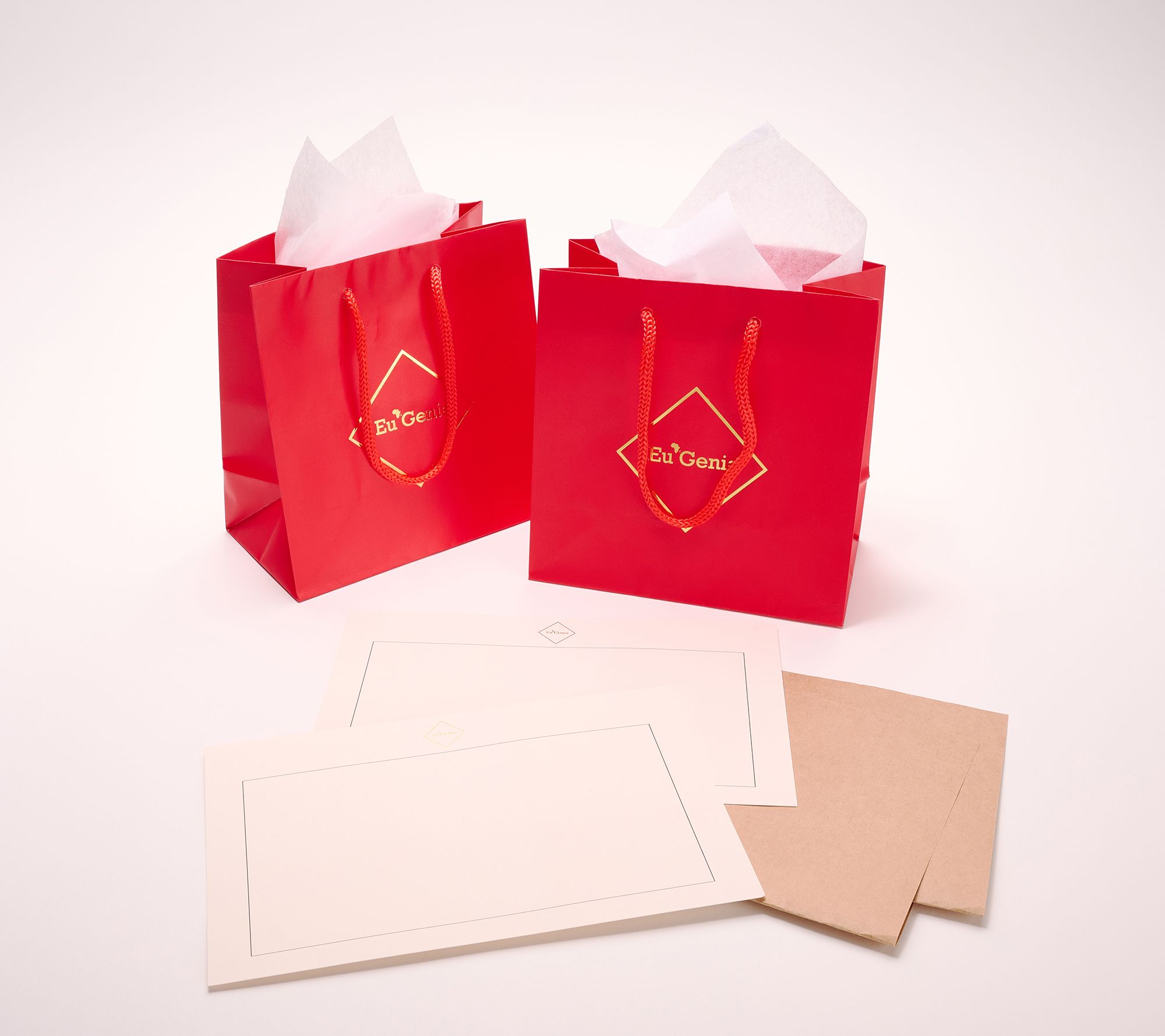 Eu'Genia Shea 12oz Extra Strength Shea Butter Duo with Gift Bags