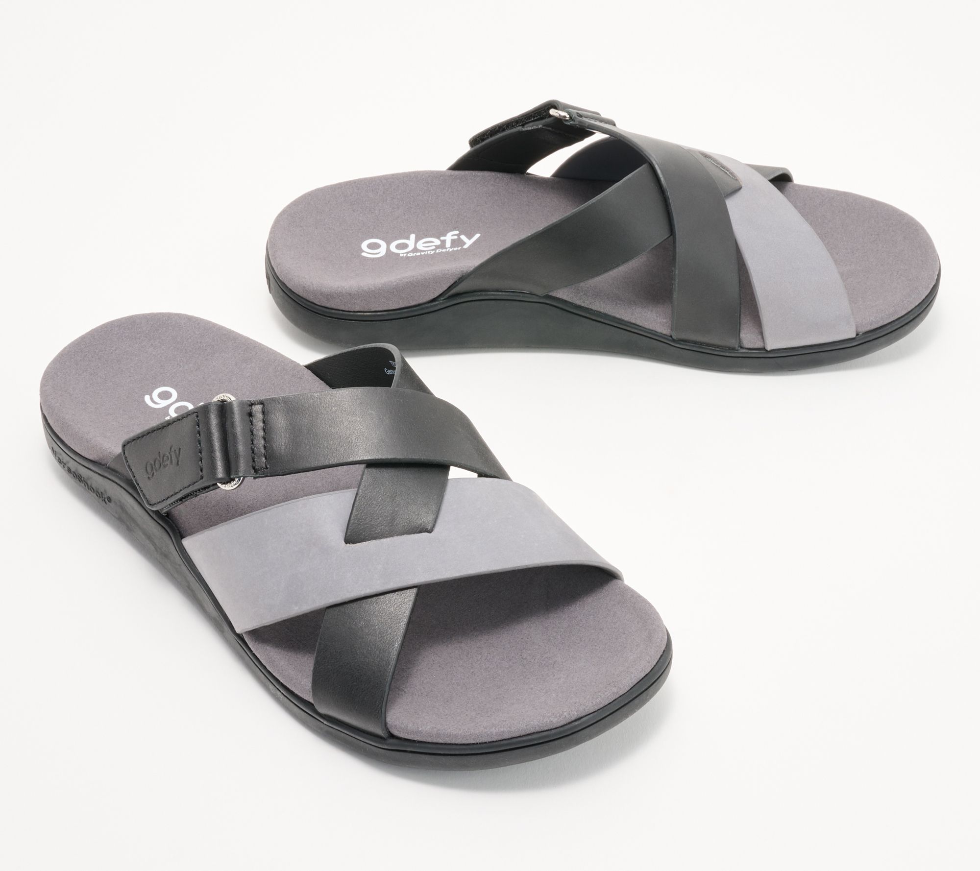 GDEFY VersoShock Orthotic Slide Sandals - Lynor 