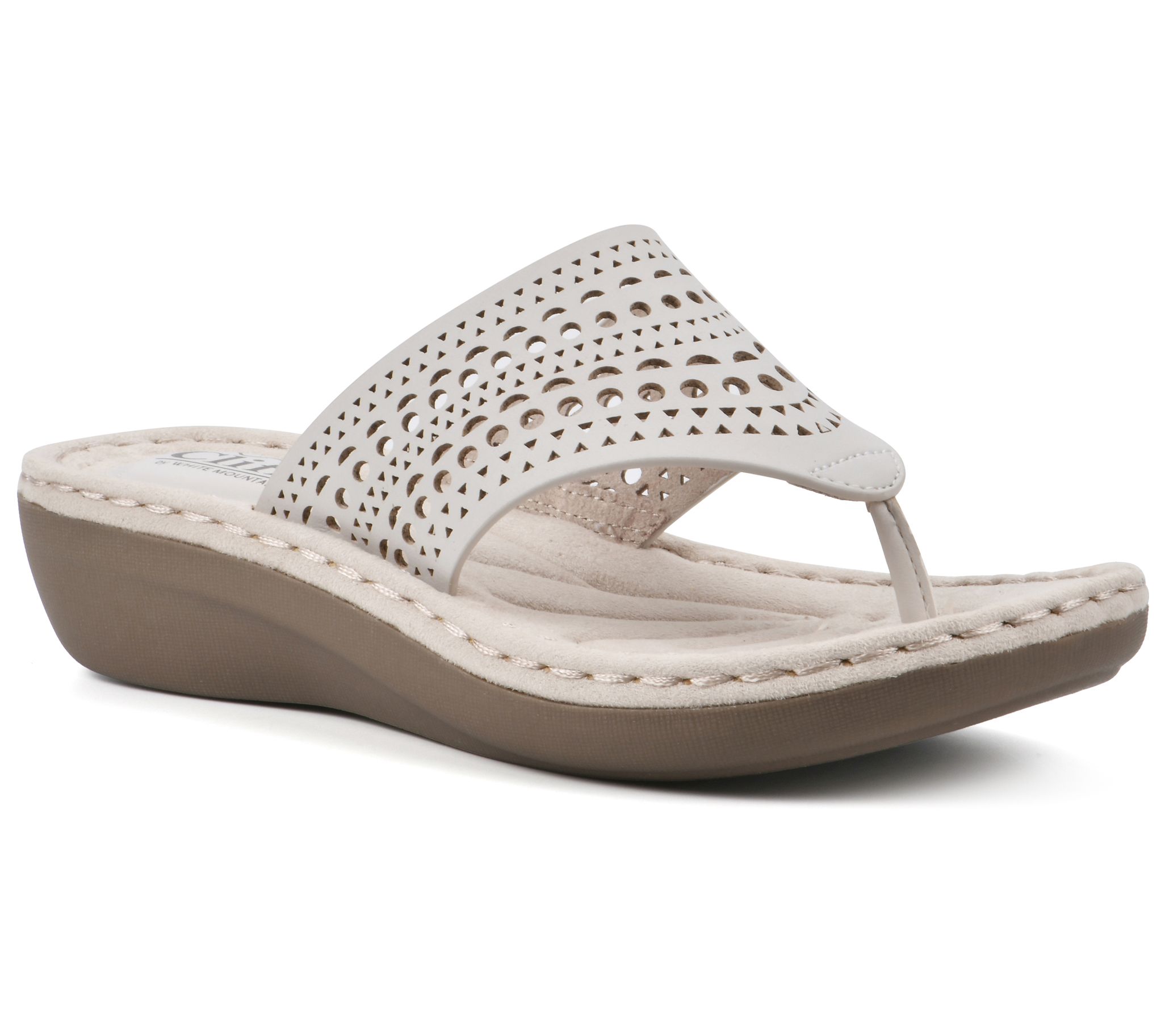 Qvc 2025 white sandals