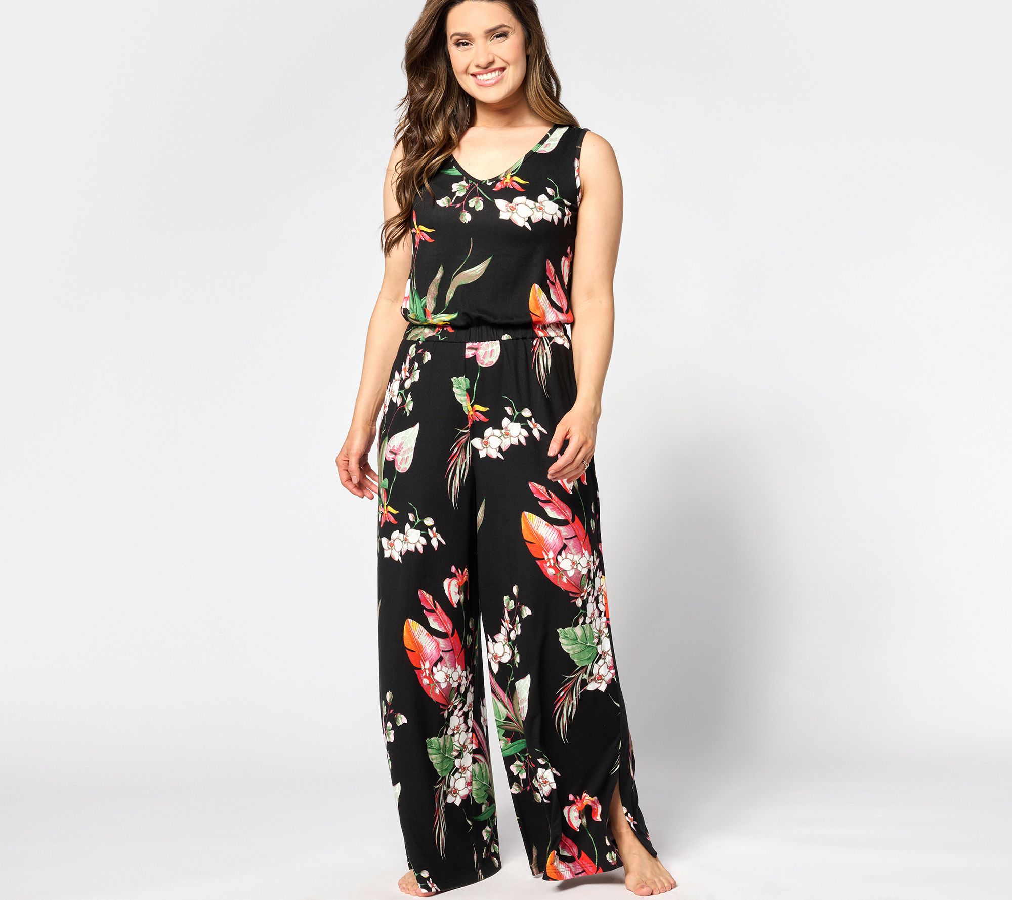 Bumblebella by Jill Martin Petite Dreamy Jersey Wide-Leg Jumpsuit