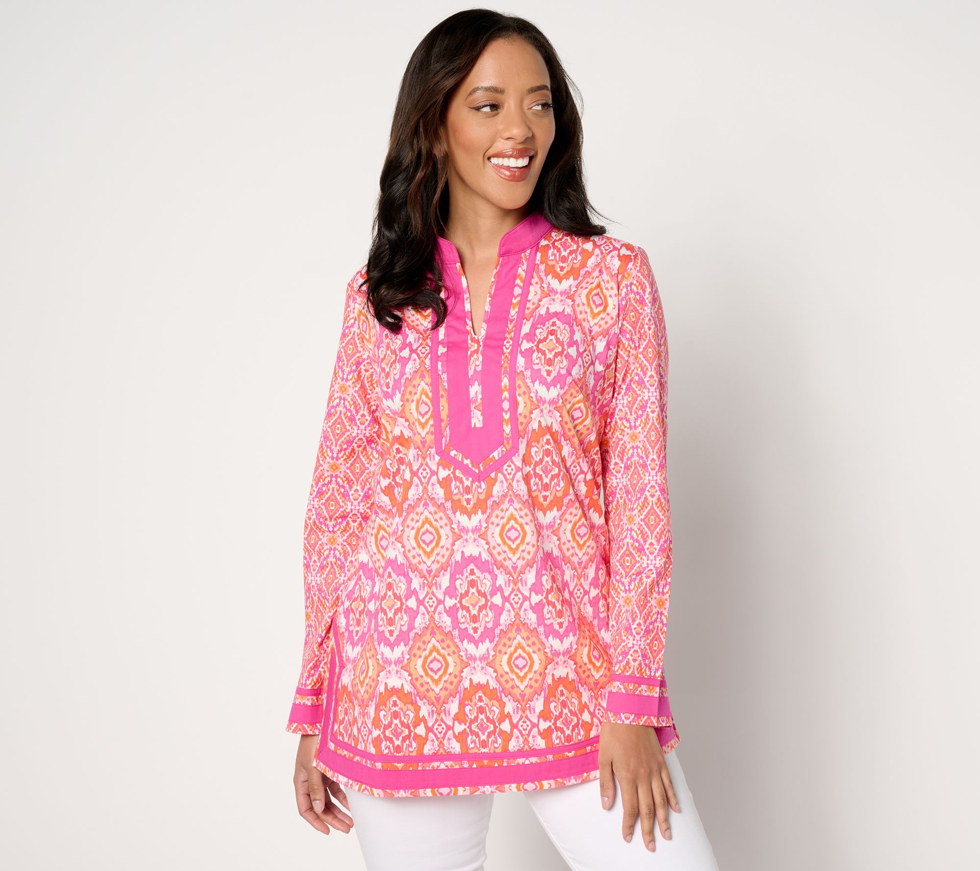 Bellisima by Kim Gravel Boutique Ribbon Trim Tunic