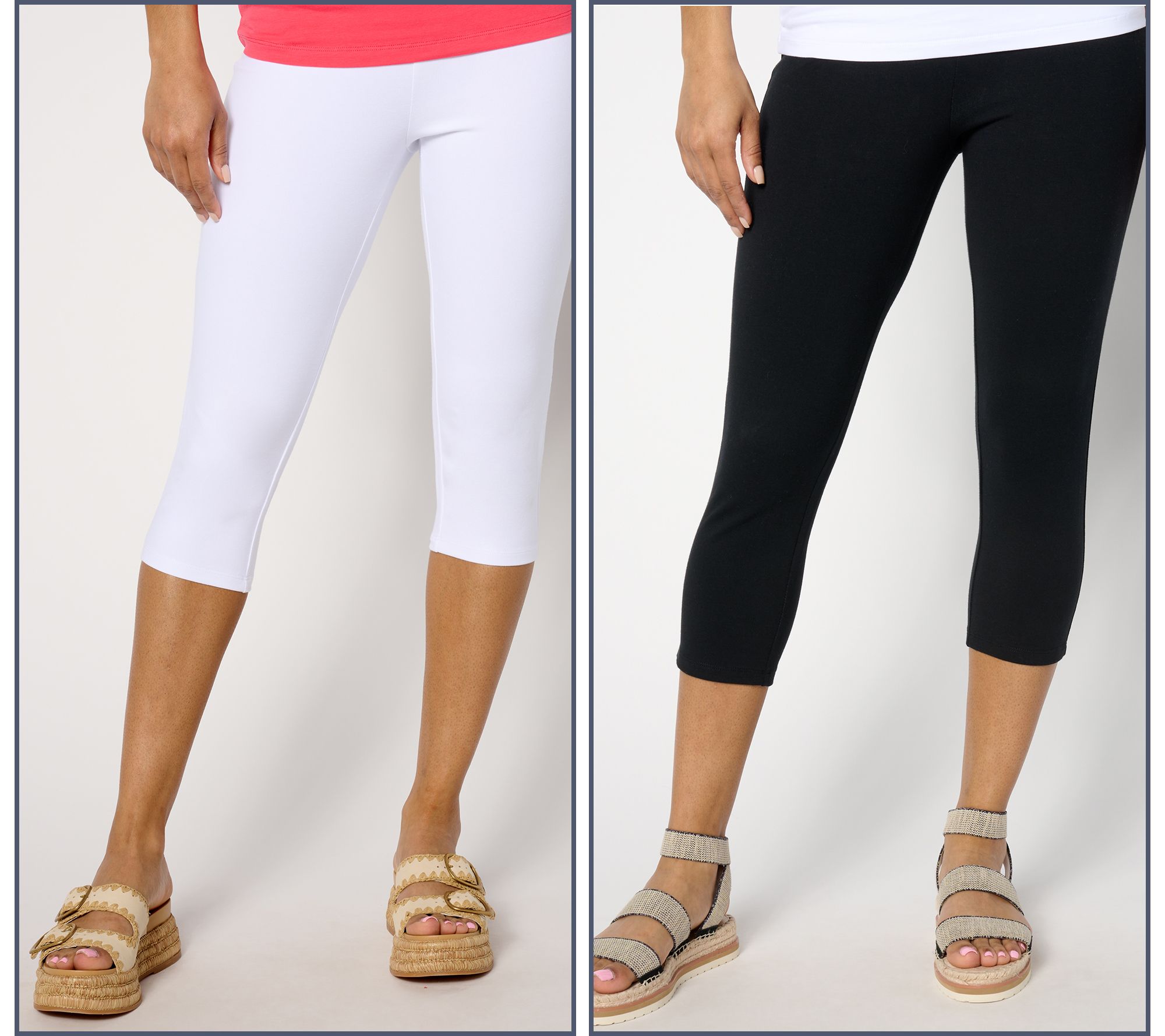 Women With Control Tall Set of 2 Capri and Pedal Pusher