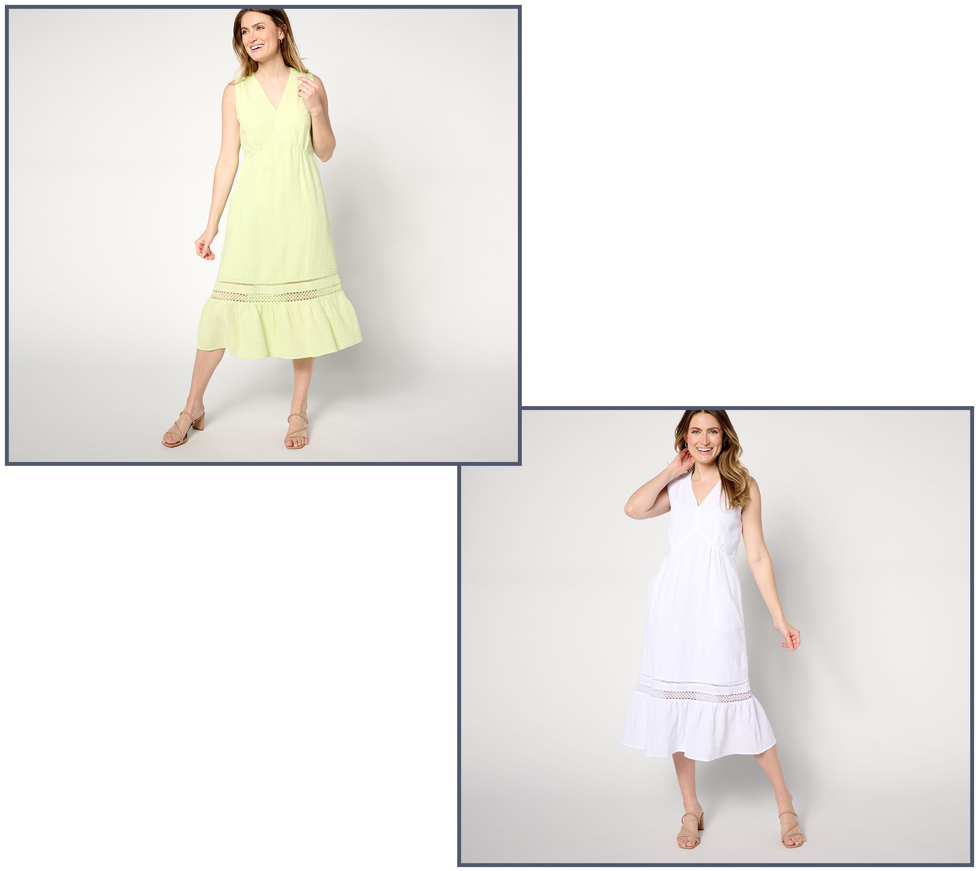 Isaac Mizrahi Live! Bridgehampton Sleeveless Gauze Dress