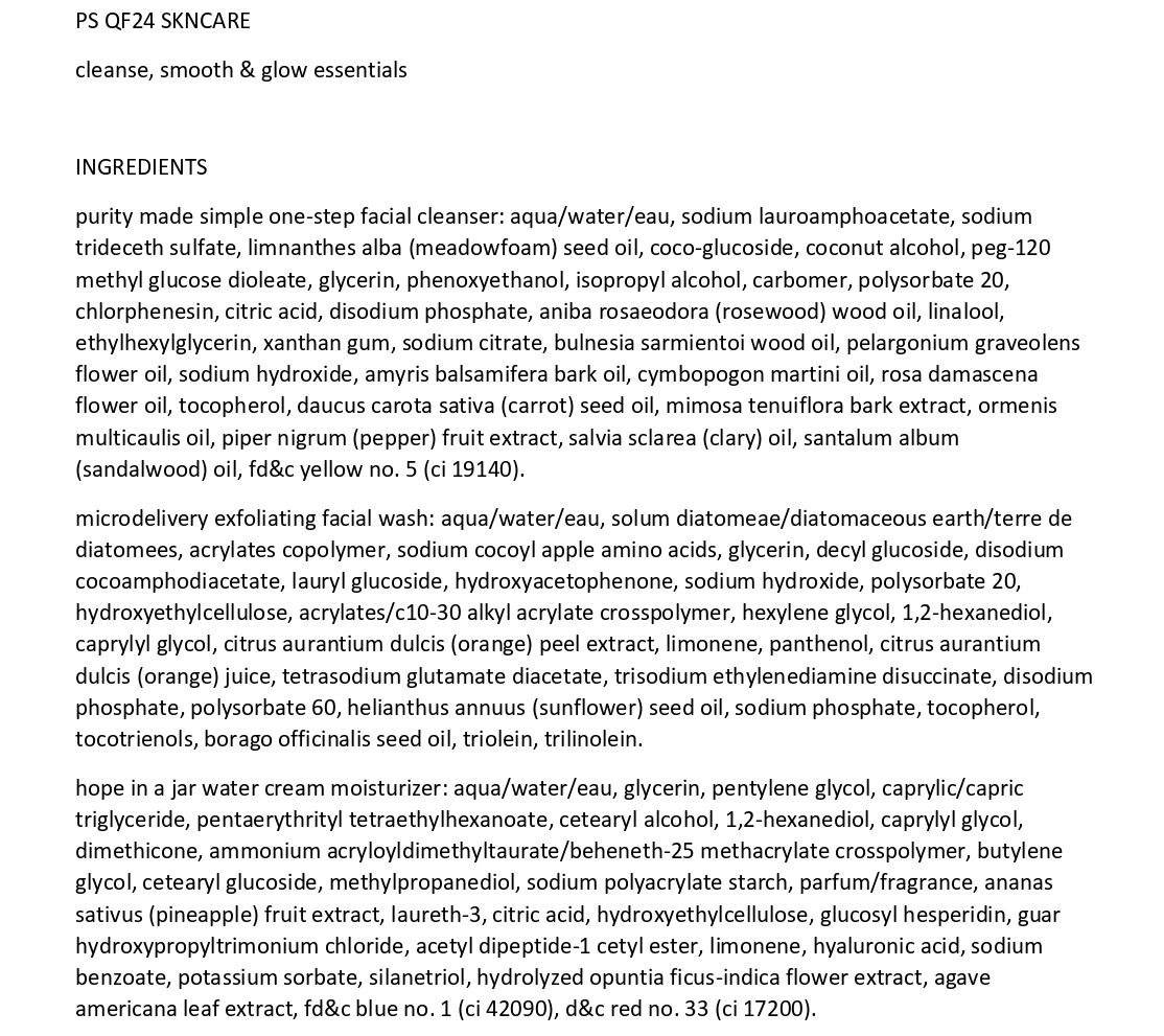 philosophy cleanse, smooth & glow essentials