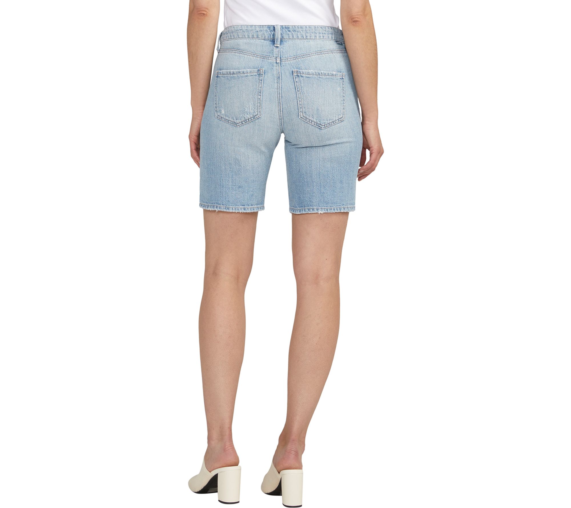 JAG Women's Cassie Mid Rise Shorts - QVC.com