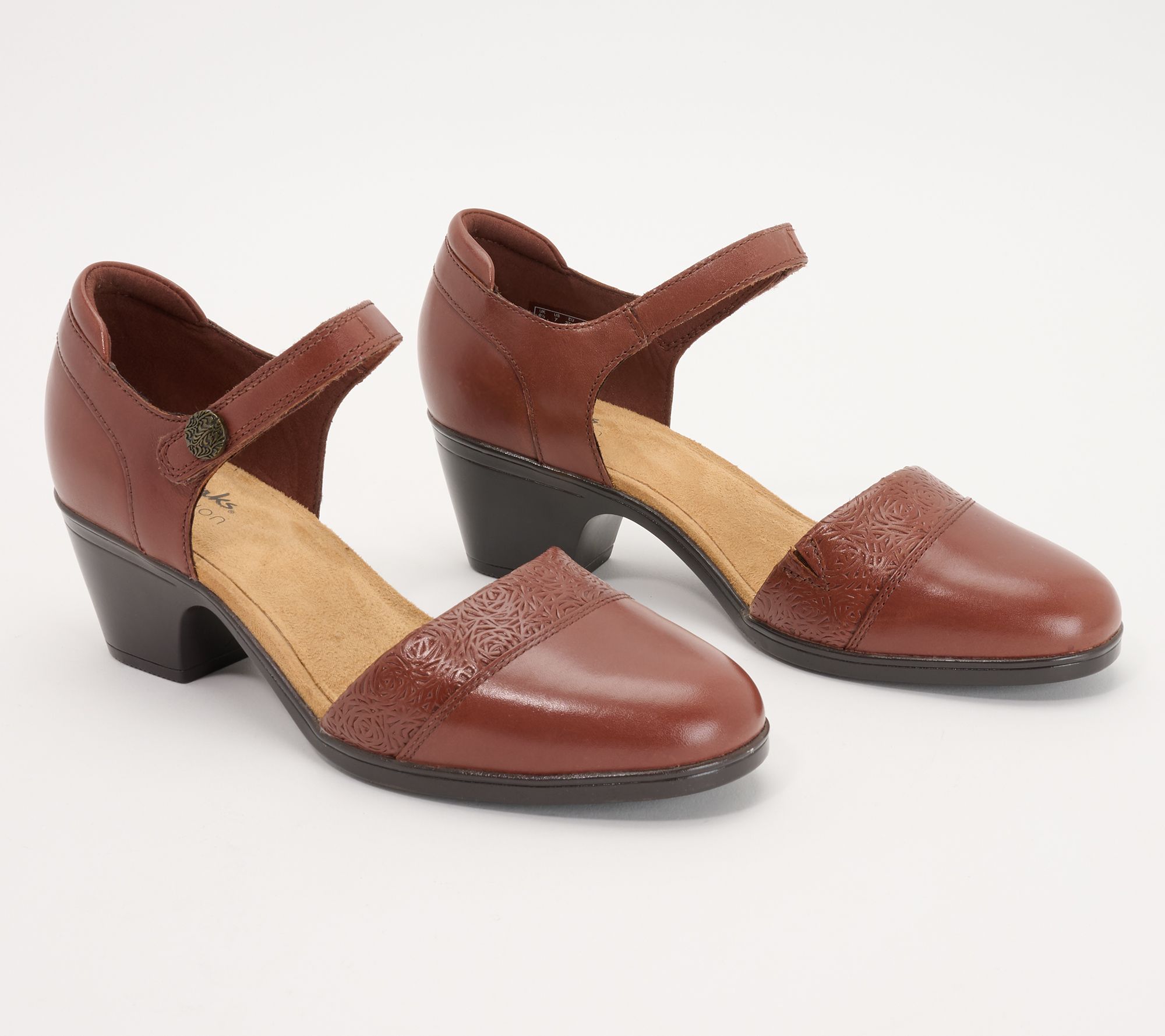 "As Is" Clarks Collection Leather Mary Jane - Emily2Ketra