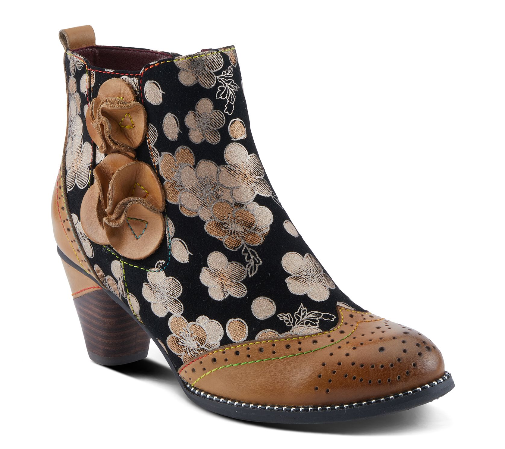 L Artiste by Spring Step Leather Booties Glynn QVC