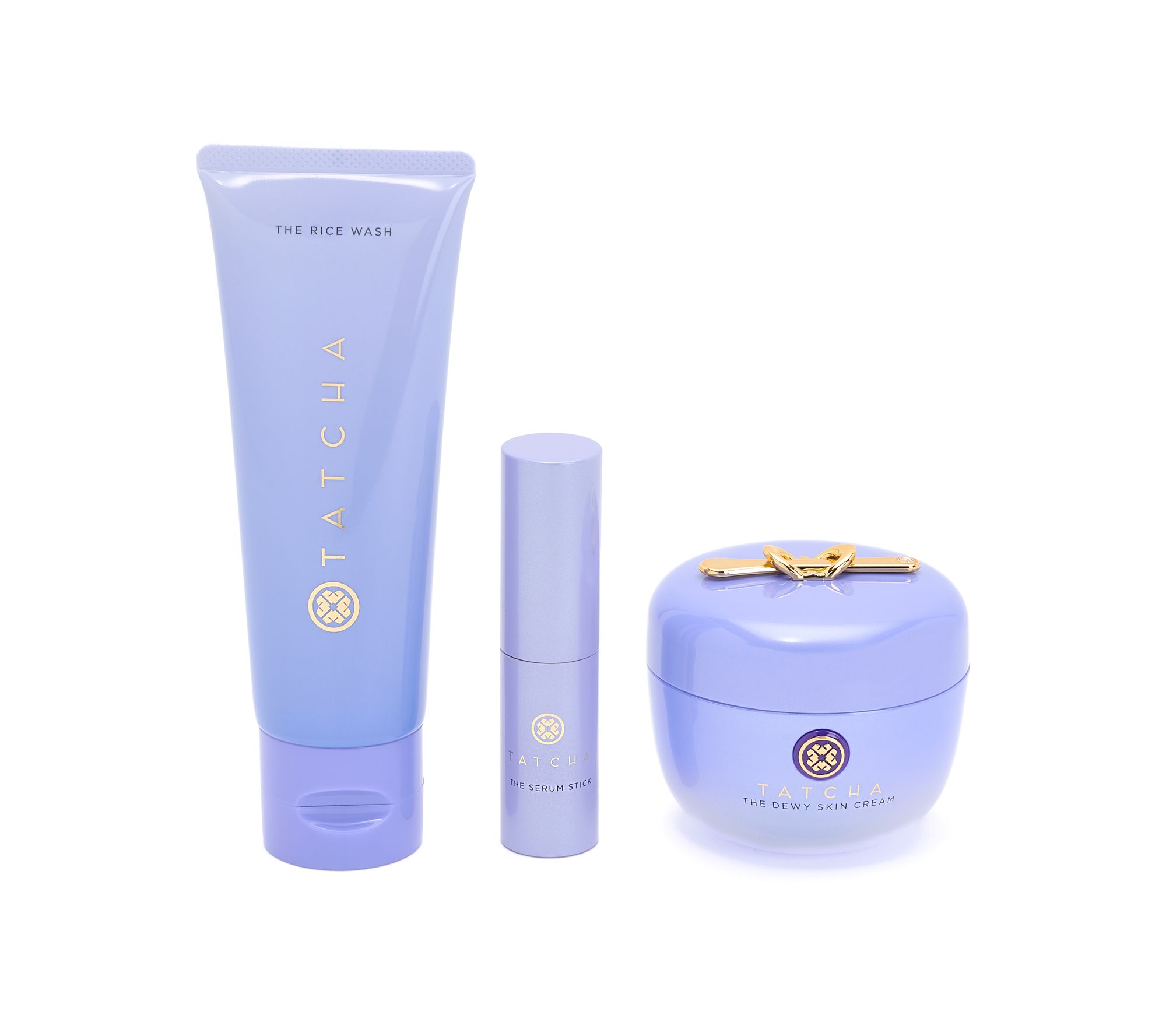 TATCHA Super-size Dewy Skin Cream w/ Serum Stick and Rice Wash
