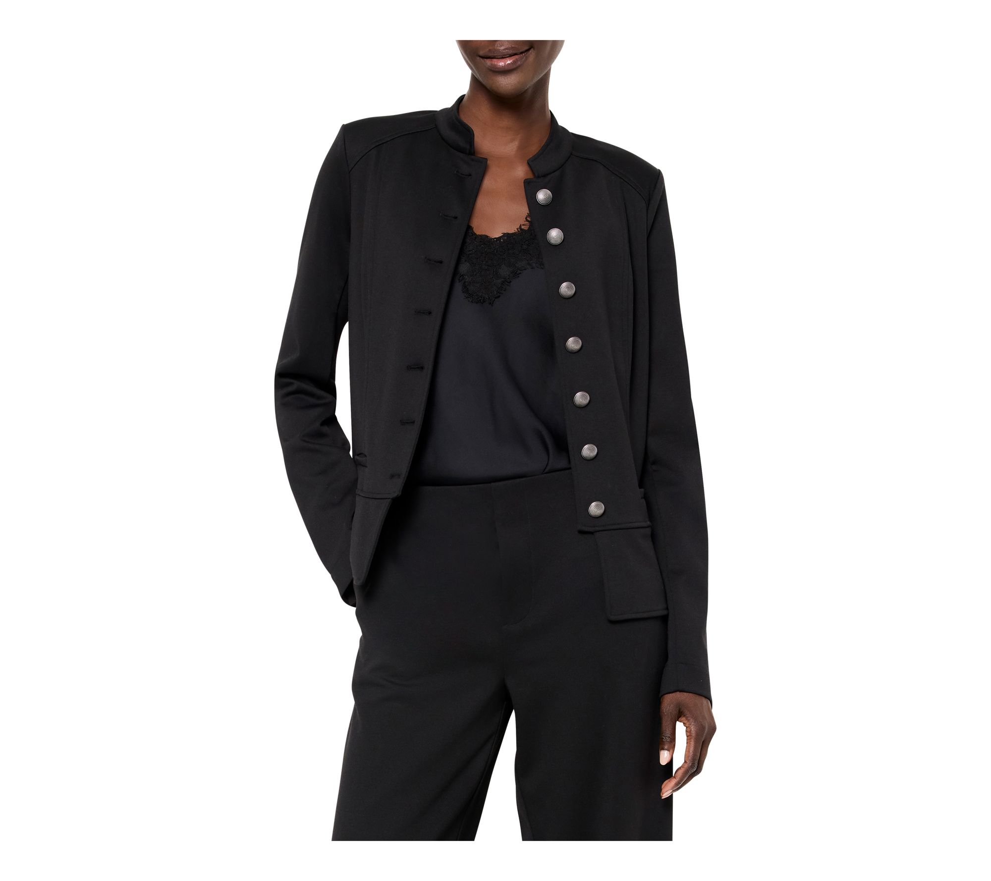 NIC+ZOE Femme Ponte Jacket - QVC.com
