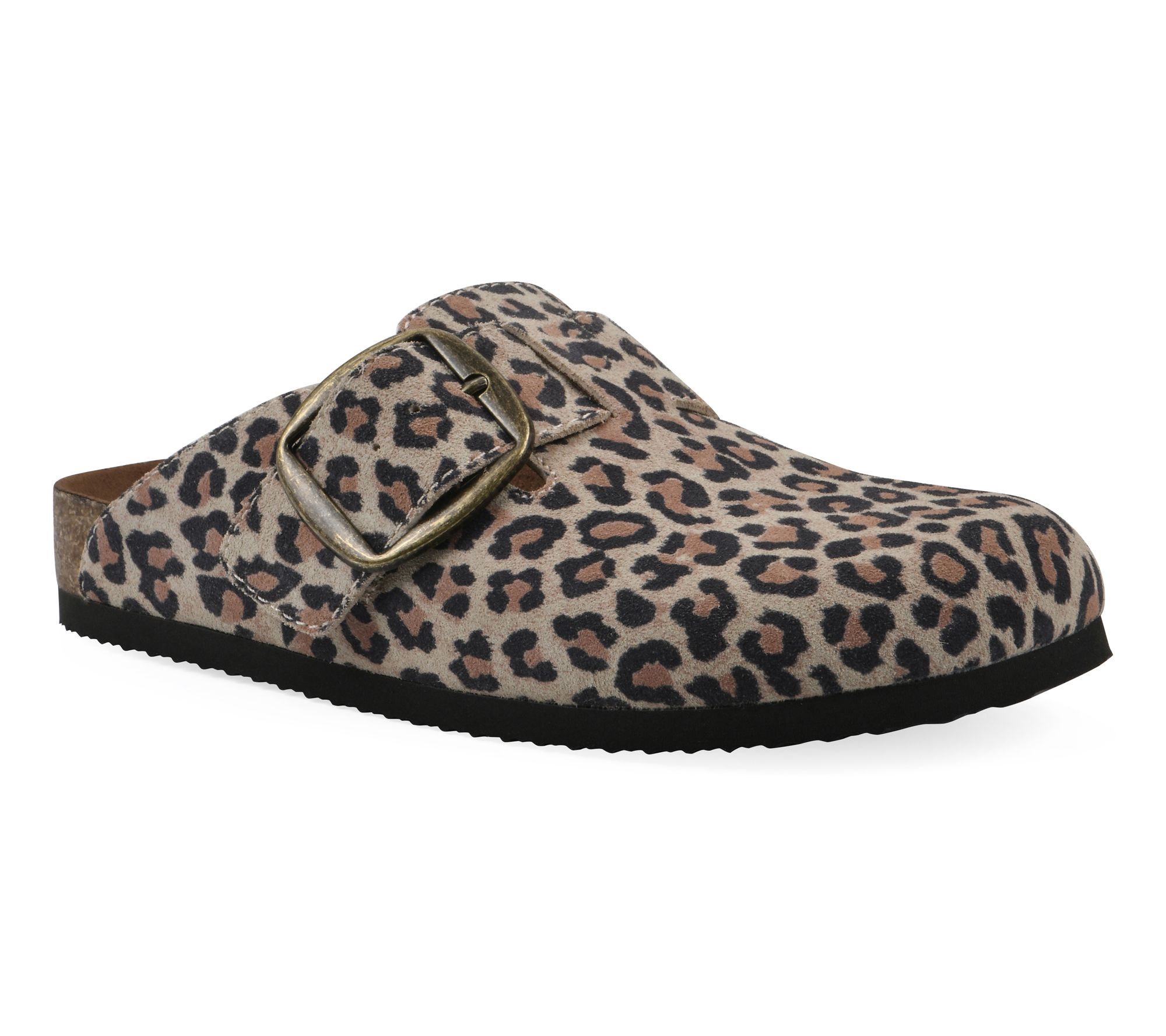 White Mountain Suede Slip On Clog - Big Easy