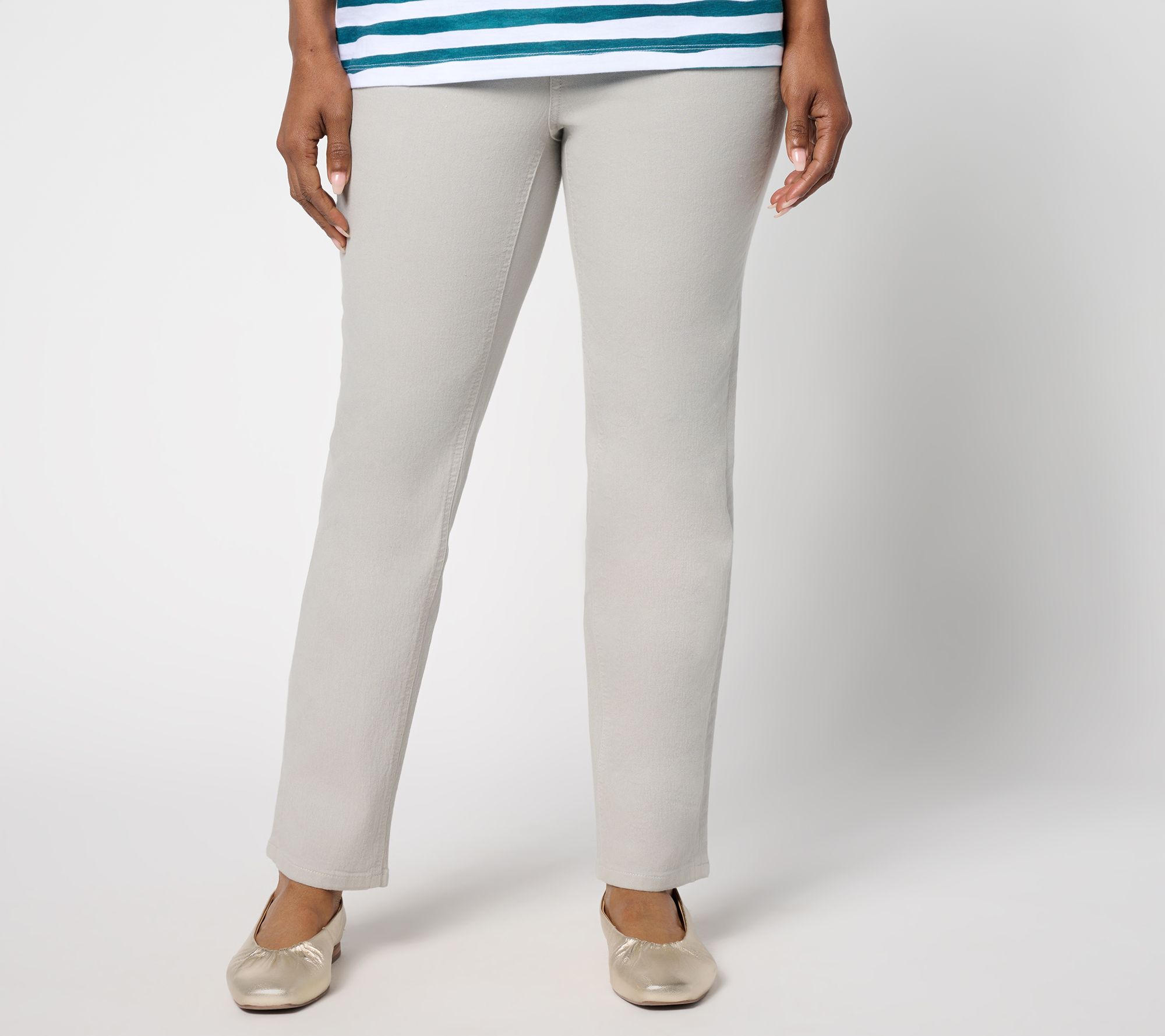 Denim & Co. Regular Classic Stretch Colored Ankle Jeans