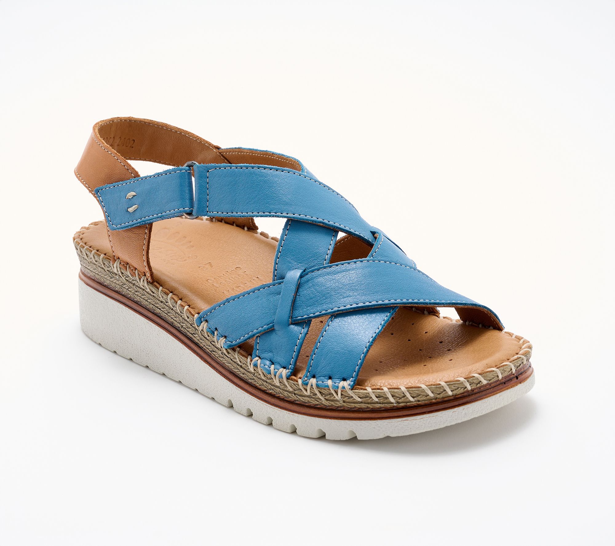 Spring Step Leather Adjustable Sandals - Migula