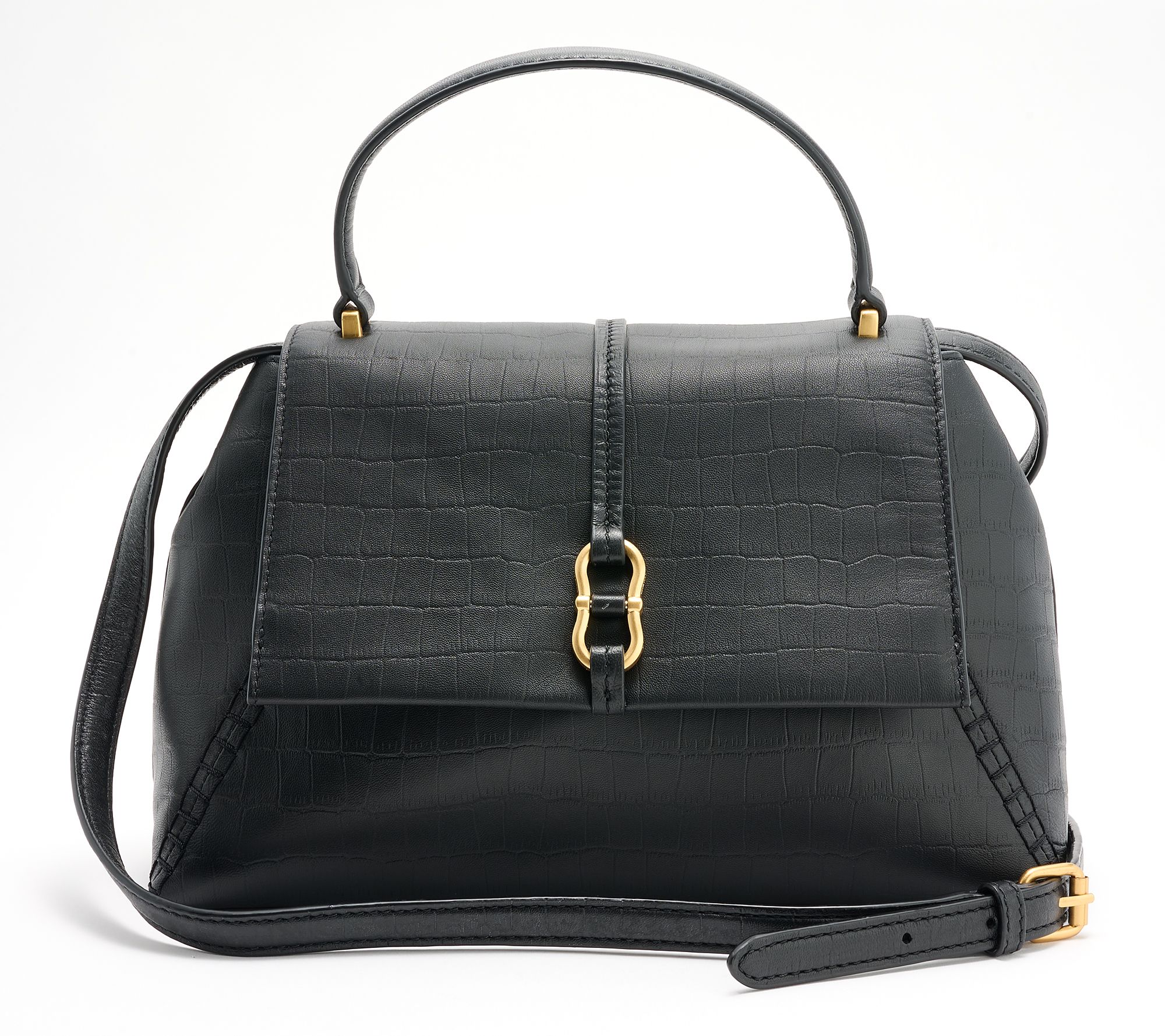 "As Is" Vince Camuto Erela Pebbled Leather Satchel
