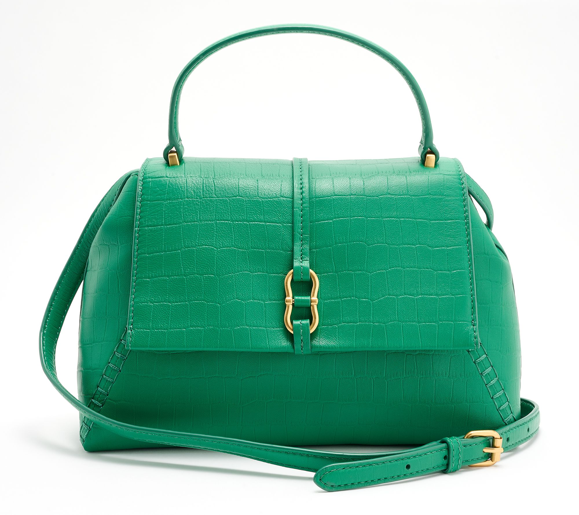 "As Is" Vince Camuto Erela Pebbled Leather Satchel