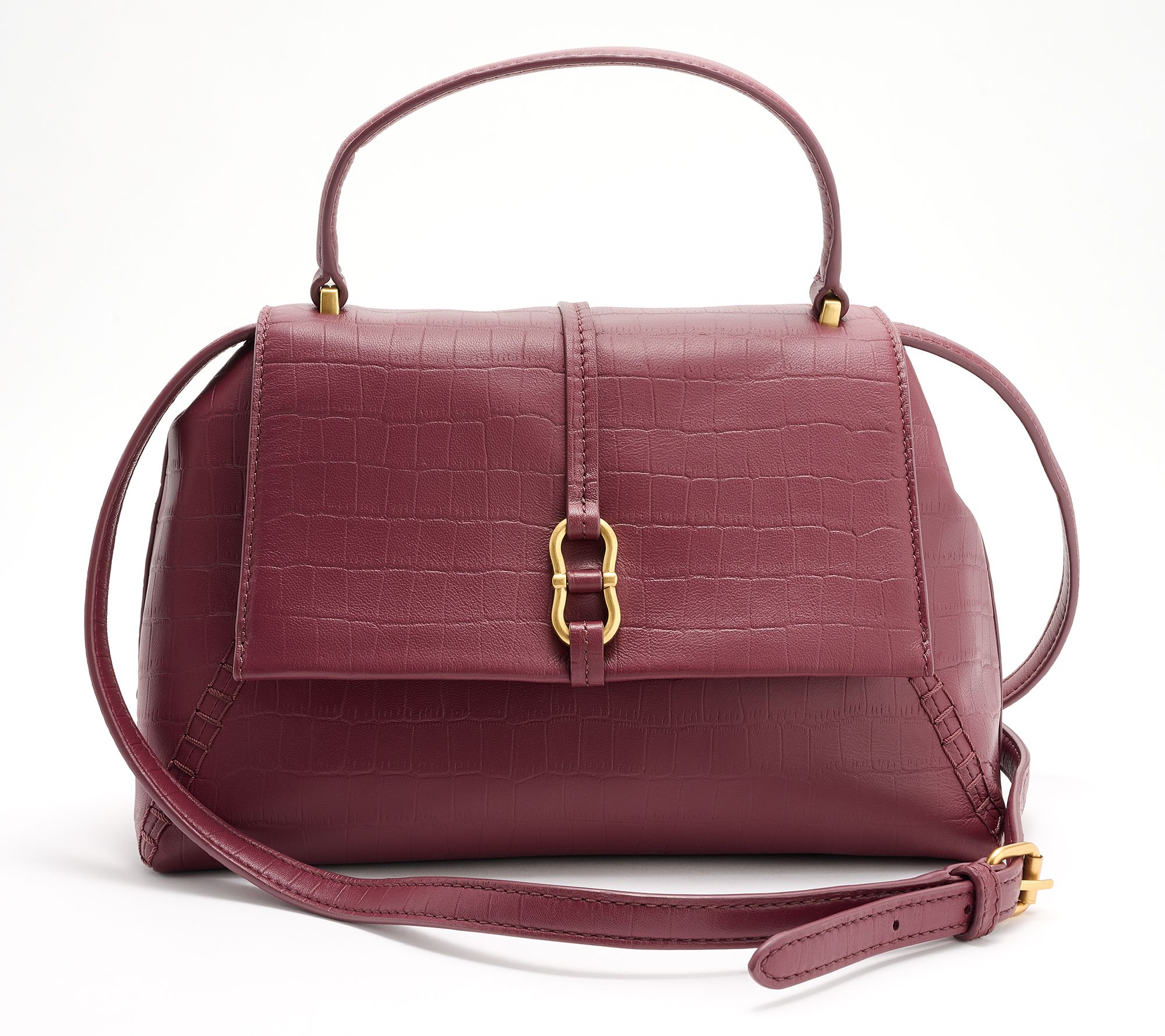 "As Is" Vince Camuto Erela Pebbled Leather Satchel