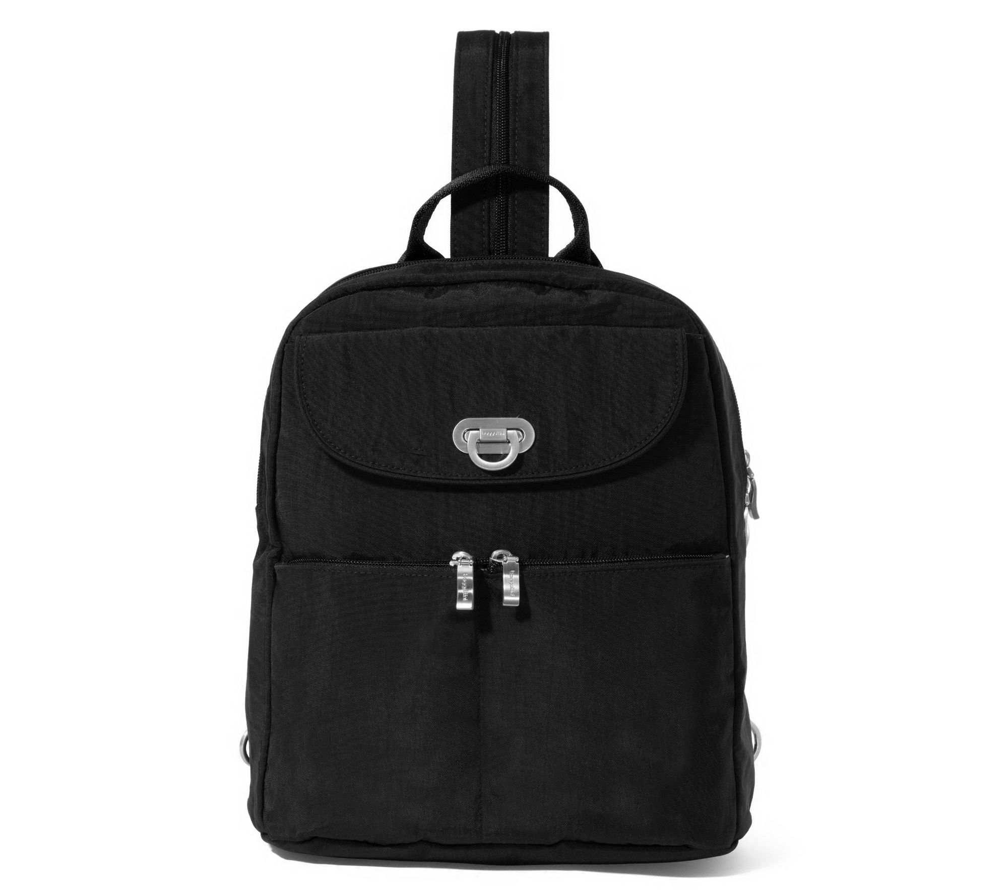 Baggallini Coastal Flip Lock Day Pack w/ Built-In RFID Wallet
