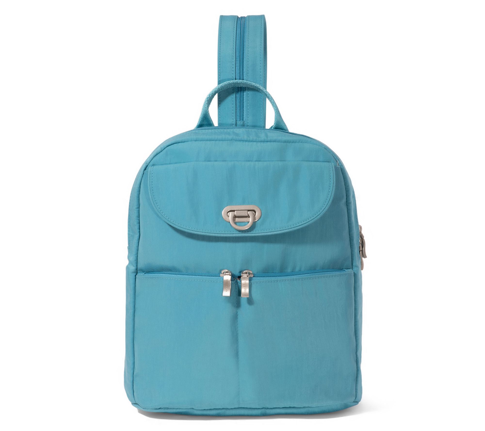 Baggallini Coastal Flip Lock Day Pack w/ Built-In RFID Wallet