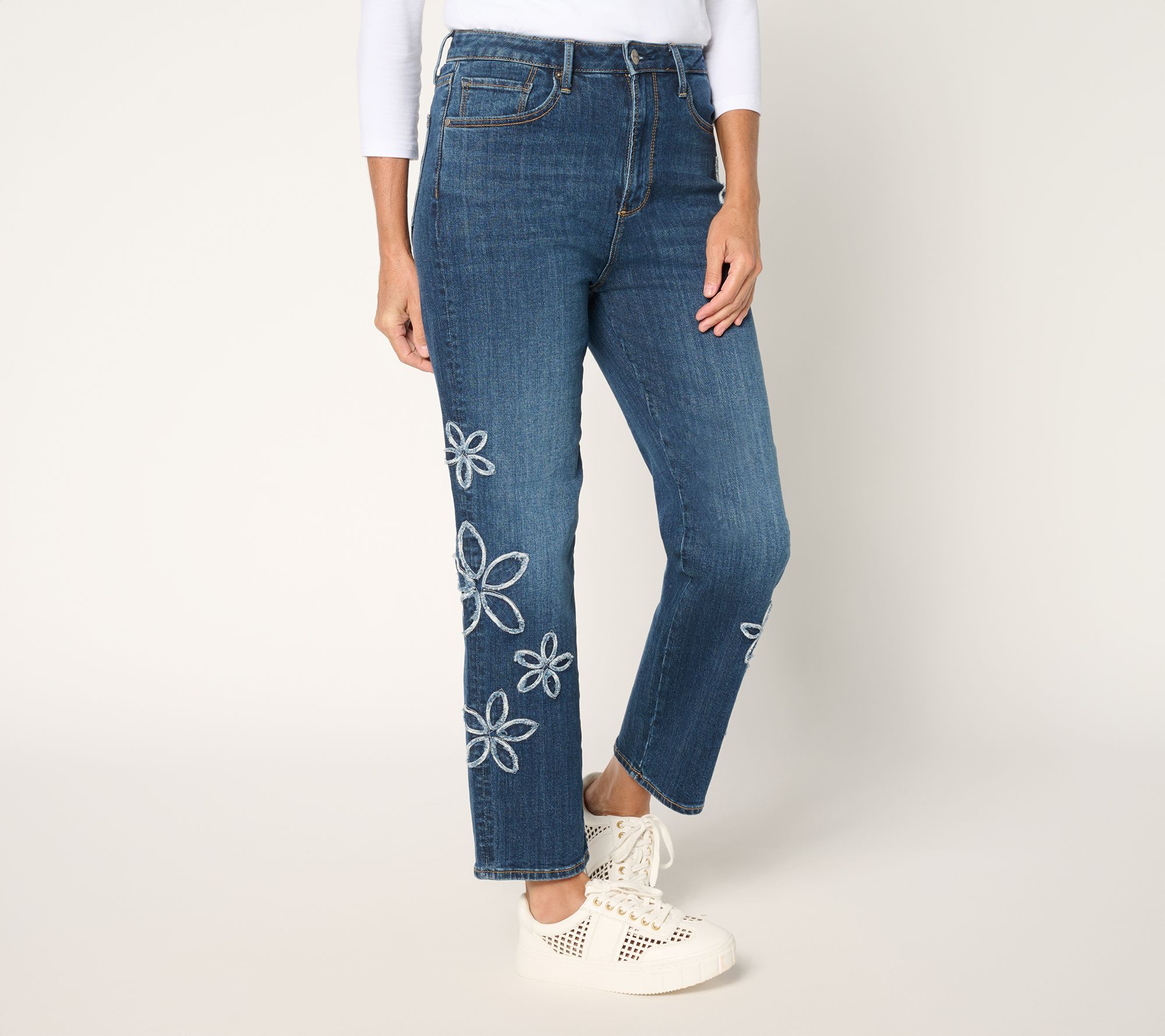 Driftwood Jeans Royce Straight Leg Jean -Denim on Denim