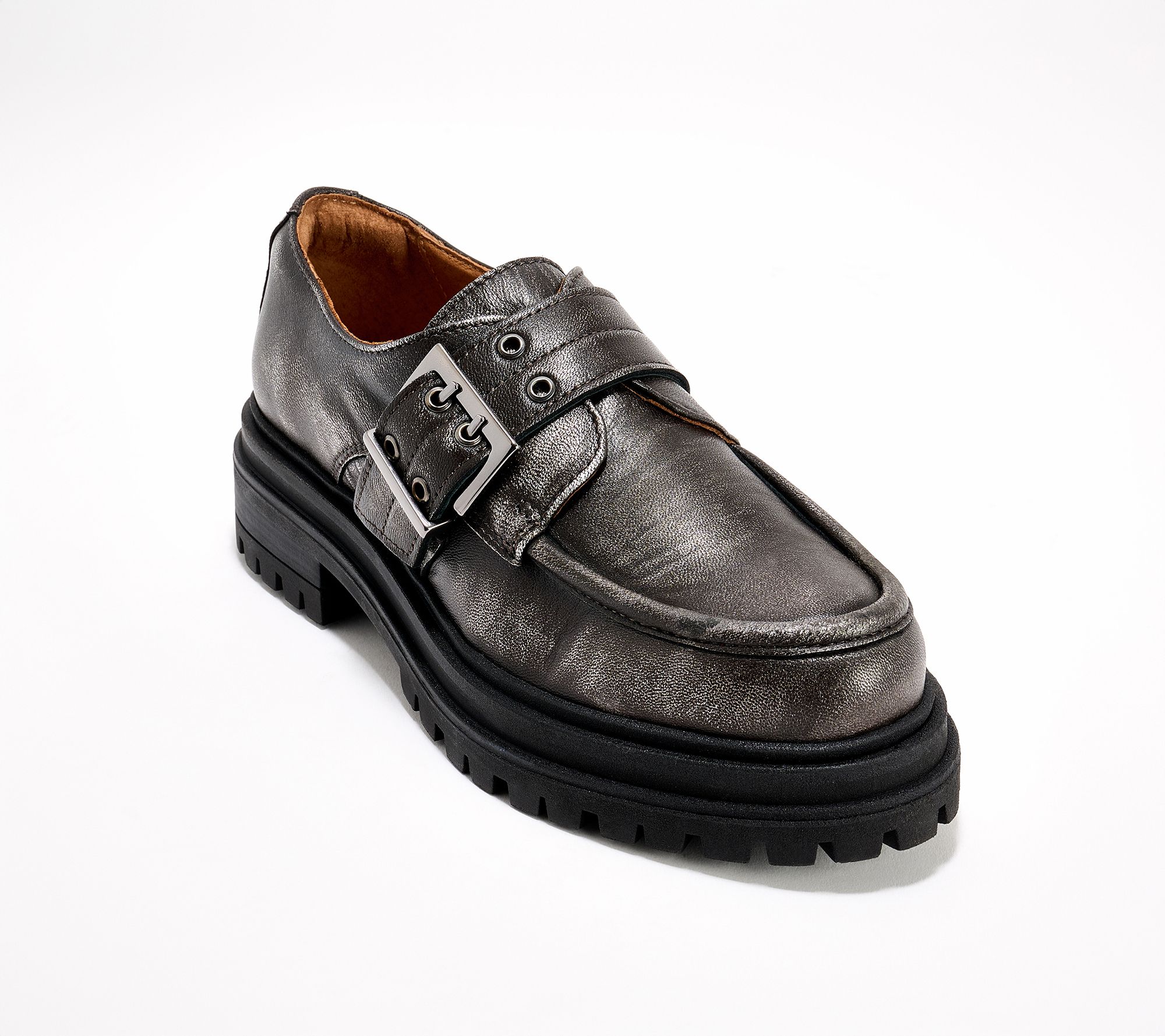 Miz Mooz Leather Adjustable Loafers - Lakelan