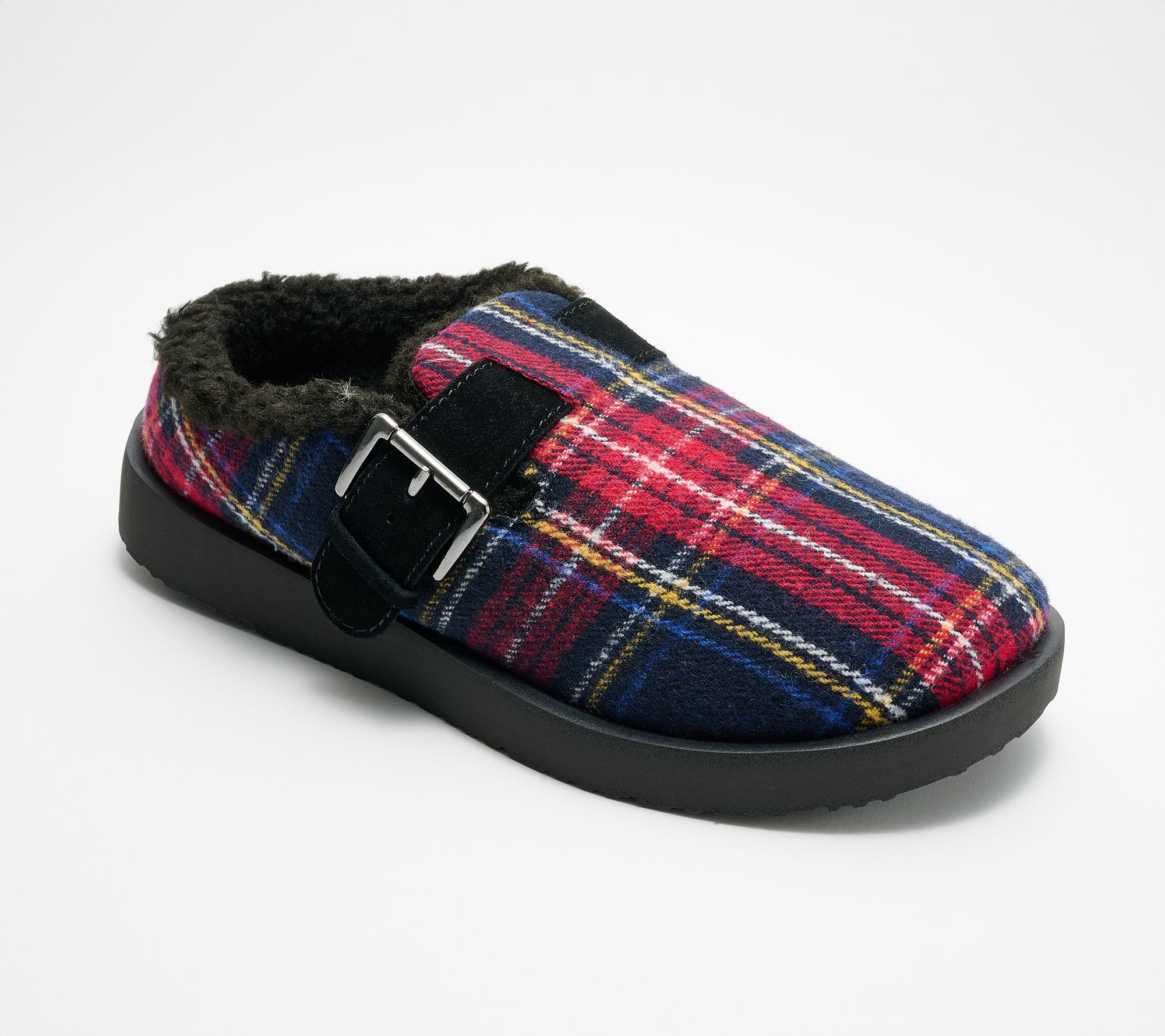 Revitalign Orthotic Cozy Suede Buckled Slipper - Aspen Gift