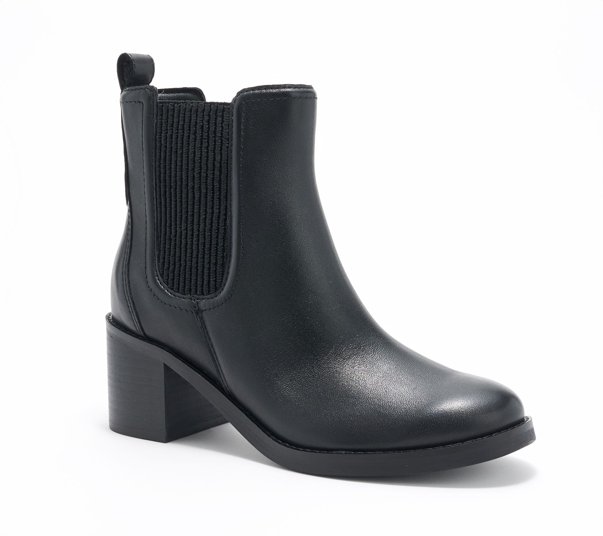 Earth Leather Zip Booties -Cassi