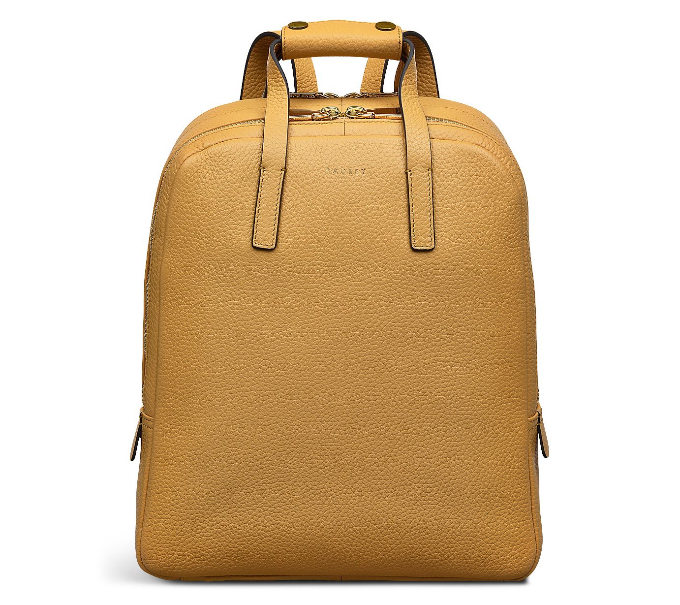 RADLEY Dukes Place Pecan Medium Zip LeatherBackpack