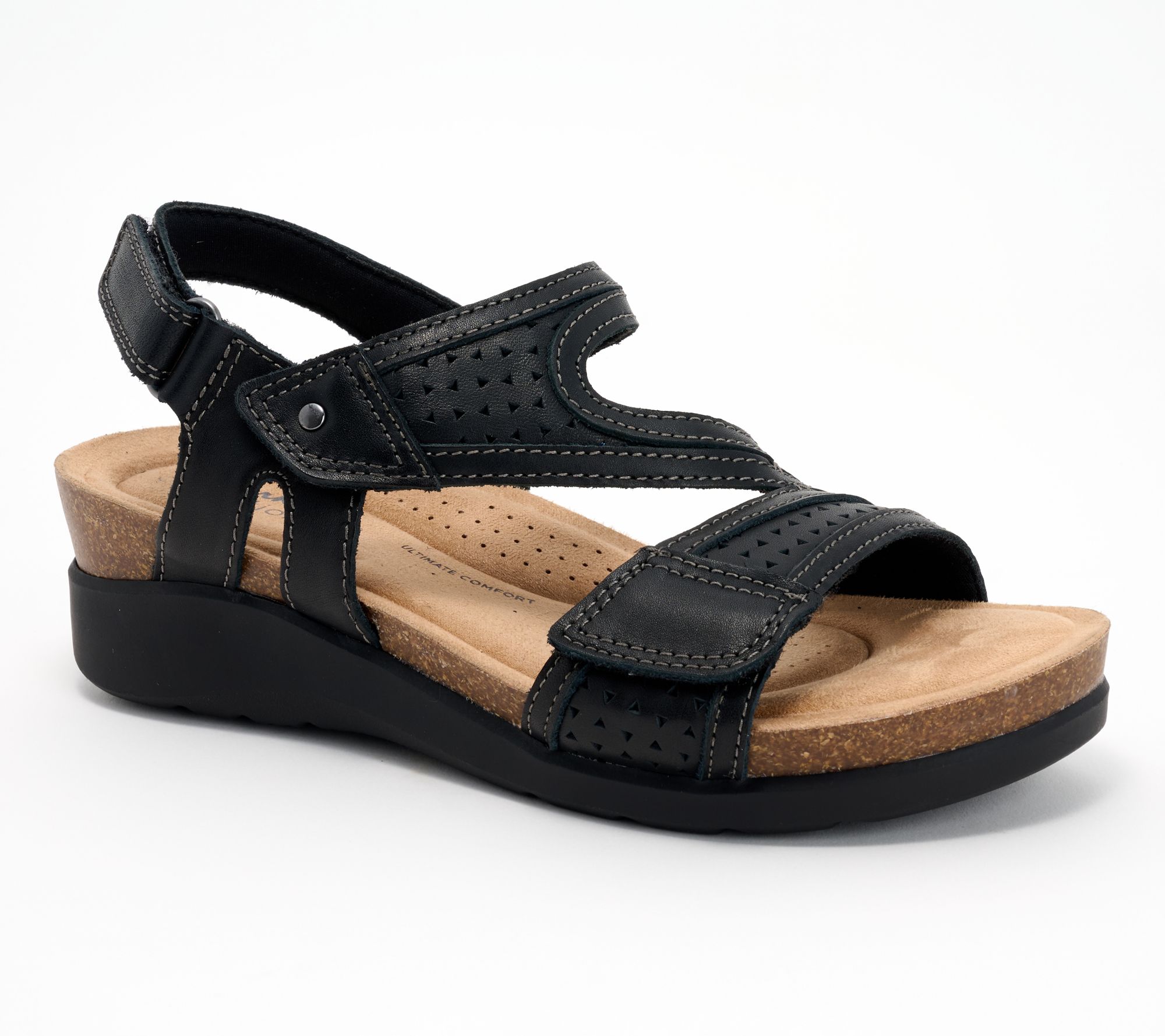 Clarks Collection Leather Sandals -Calenne Carmen
