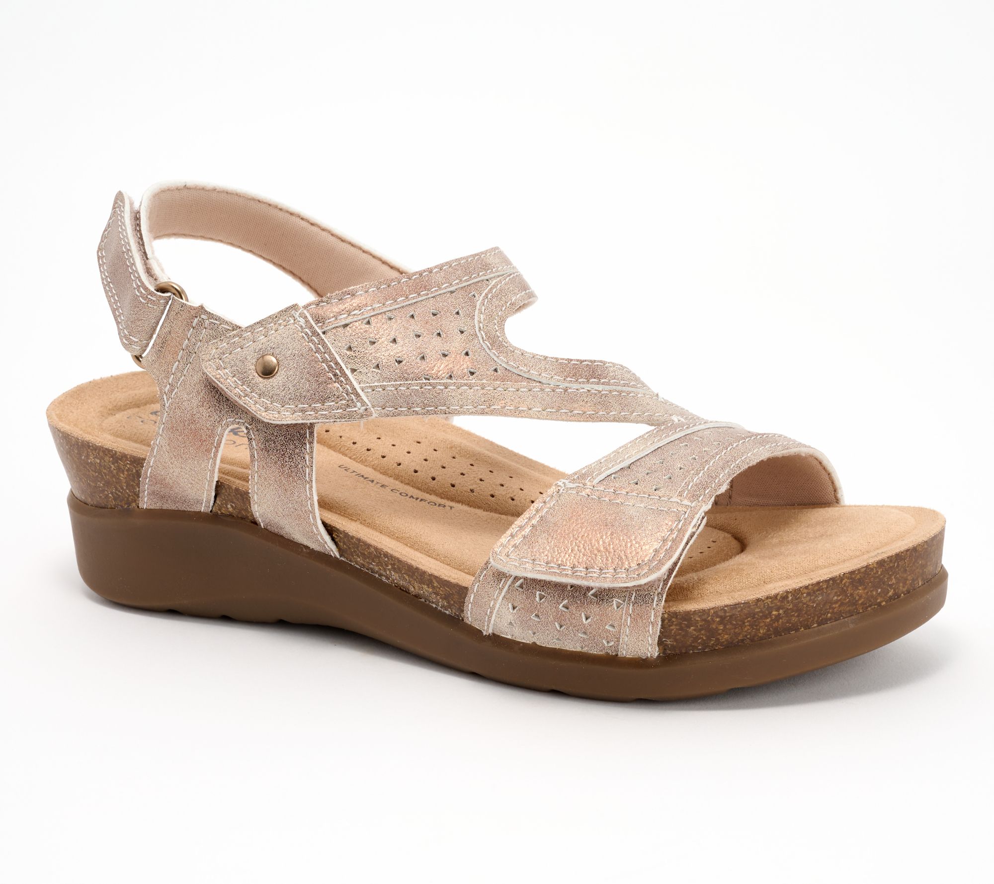 Clarks Collection Leather Sandals -Calenne Carmen