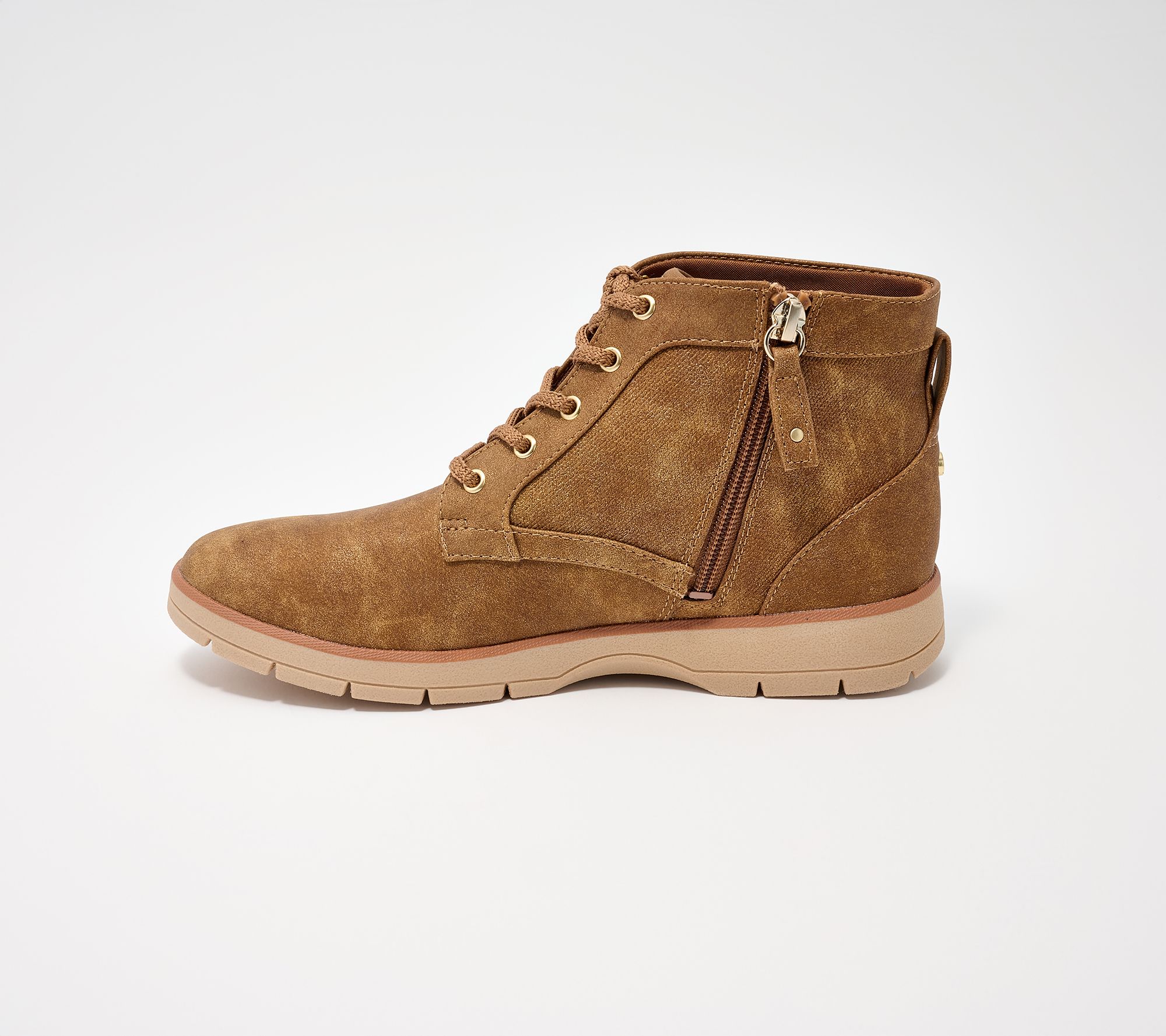 Dr. Scholl's Lace-Up Ankle Boots - Northstar - QVC.com