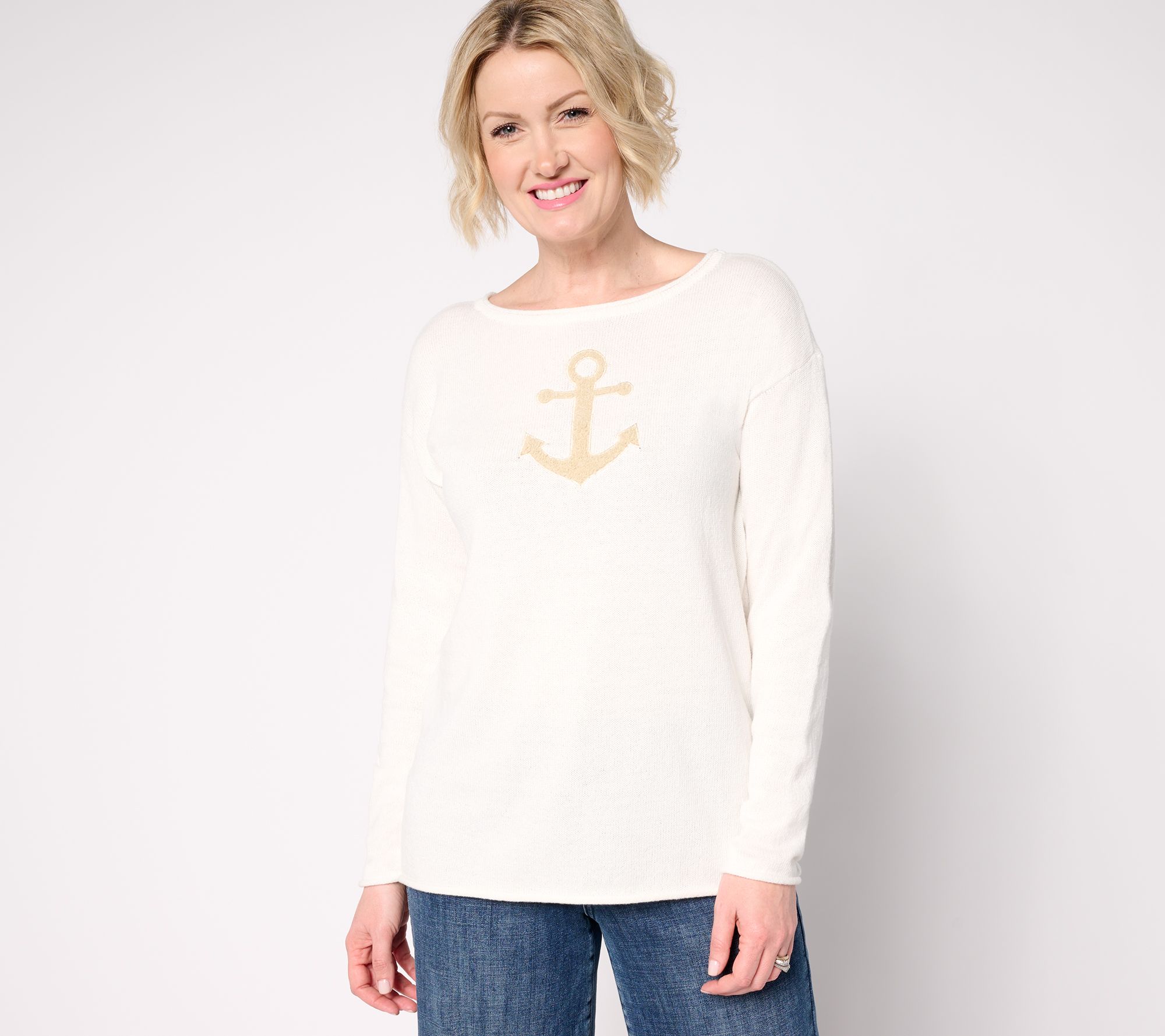 "As Is" Belle by Kim Gravel Harbor Island Sweater