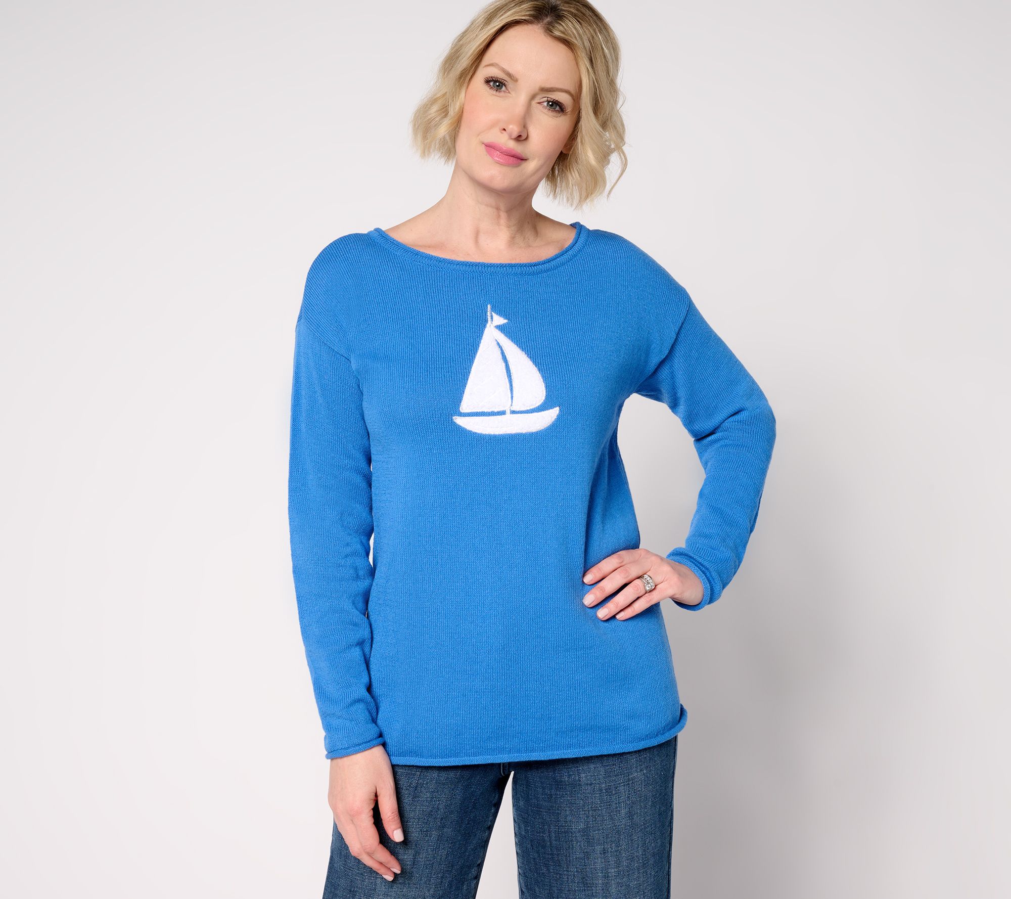 "As Is" Belle by Kim Gravel Harbor Island Sweater